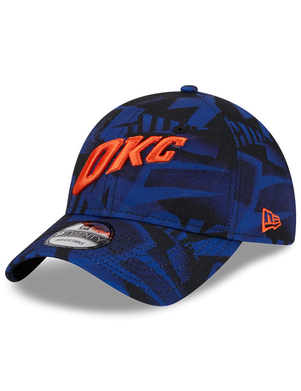 New Era Caps Oklahoma City Thunder New Era NBA 24 City Edition 9TWENTY Strapback Hat