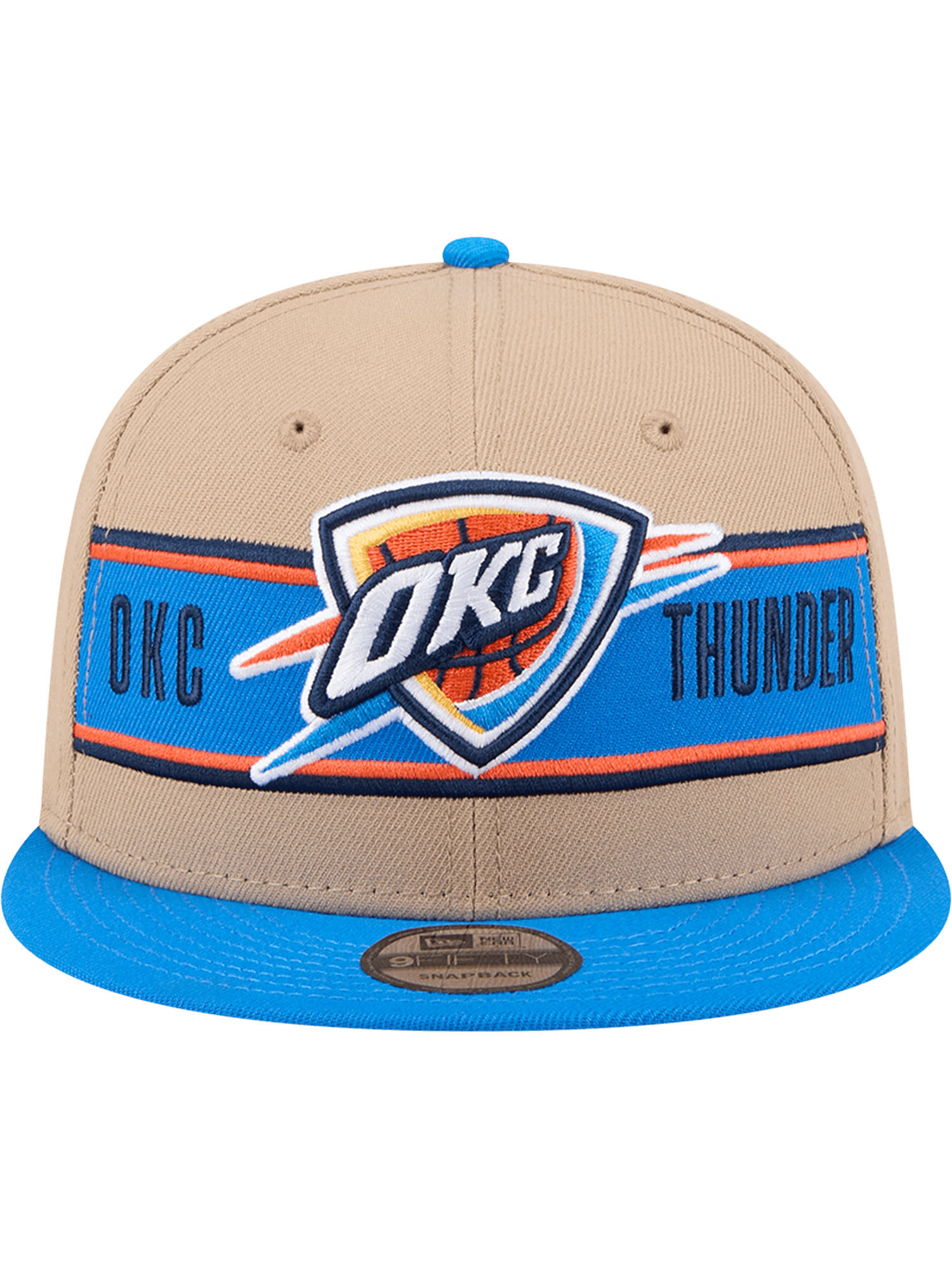 New Era Caps Oklahoma City Thunder New Era NBA 24 Draft 9FIFTY Snapback Hat - Tan