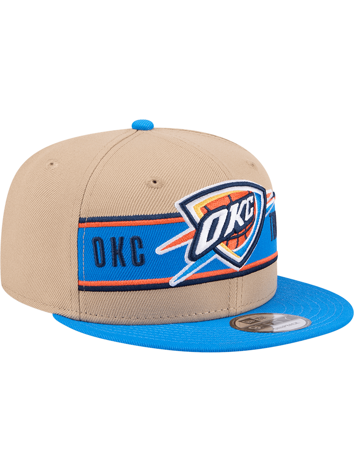 New Era Caps Oklahoma City Thunder New Era NBA 24 Draft 9FIFTY Snapback Hat - Tan