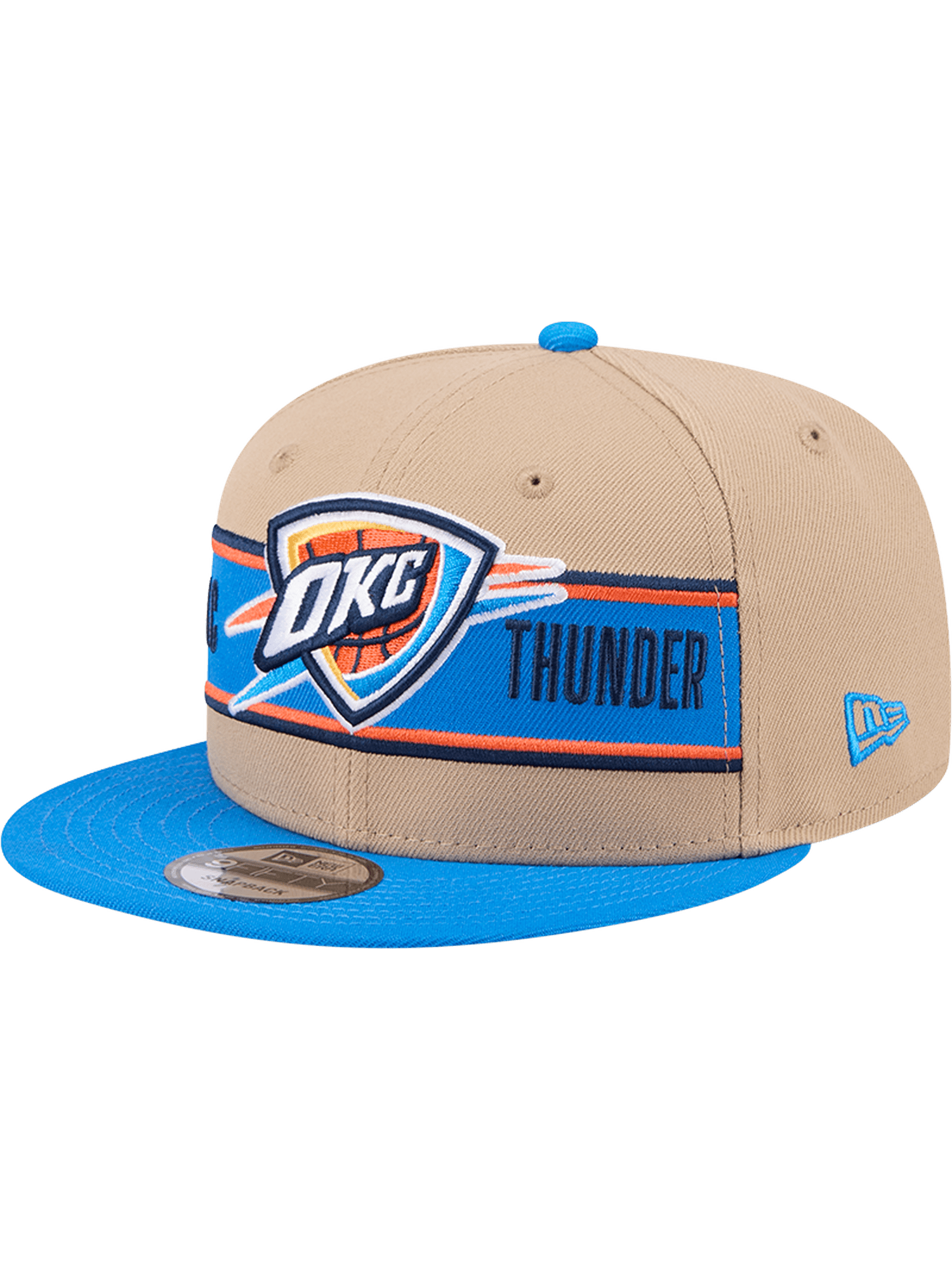 New Era Caps Oklahoma City Thunder New Era NBA 24 Draft 9FIFTY Snapback Hat - Tan