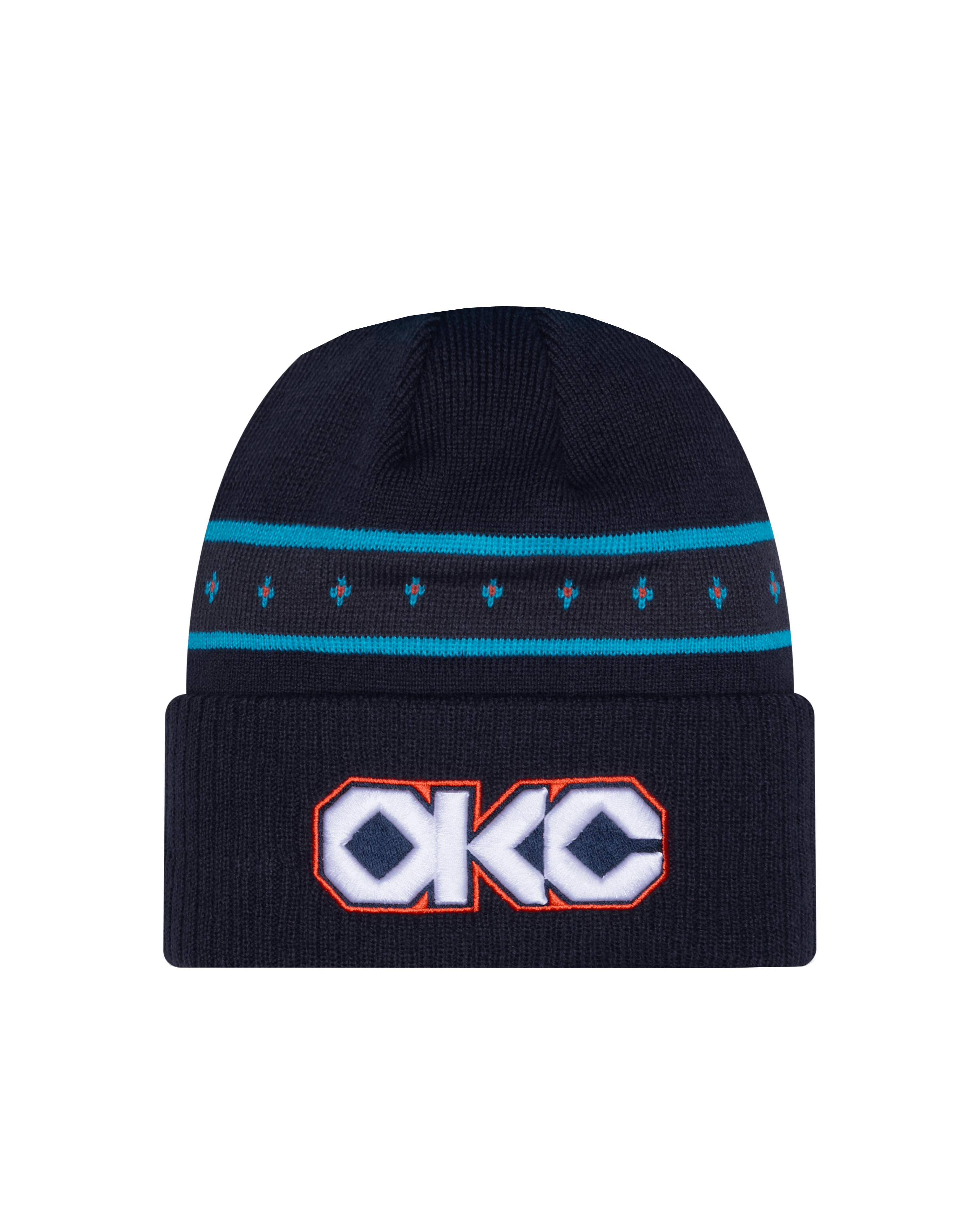 New Era Caps Oklahoma City Thunder New Era NBA 25-26 City Edition Pomless Knit Beanie