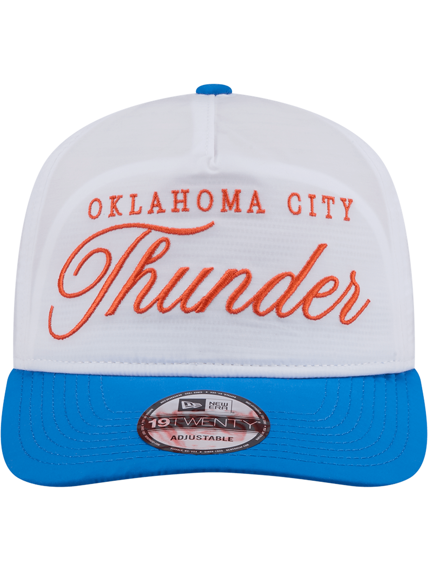 New Era Caps Oklahoma City Thunder New Era NBA 25 Draft 19TWENTY A-Frame Pre-Curved Hat - White