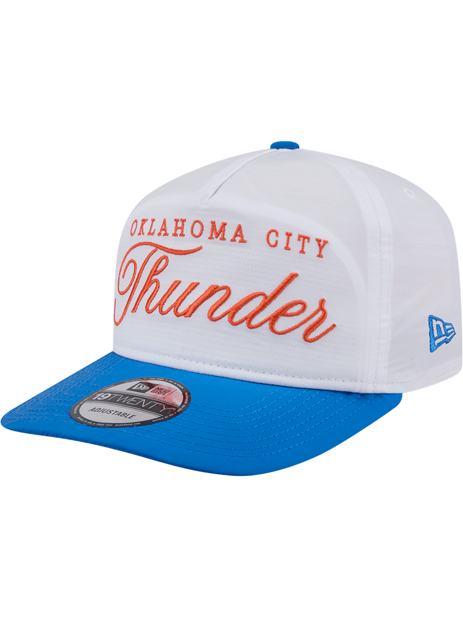 New Era Caps Oklahoma City Thunder New Era NBA 25 Draft 19TWENTY A-Frame Pre-Curved Hat - White