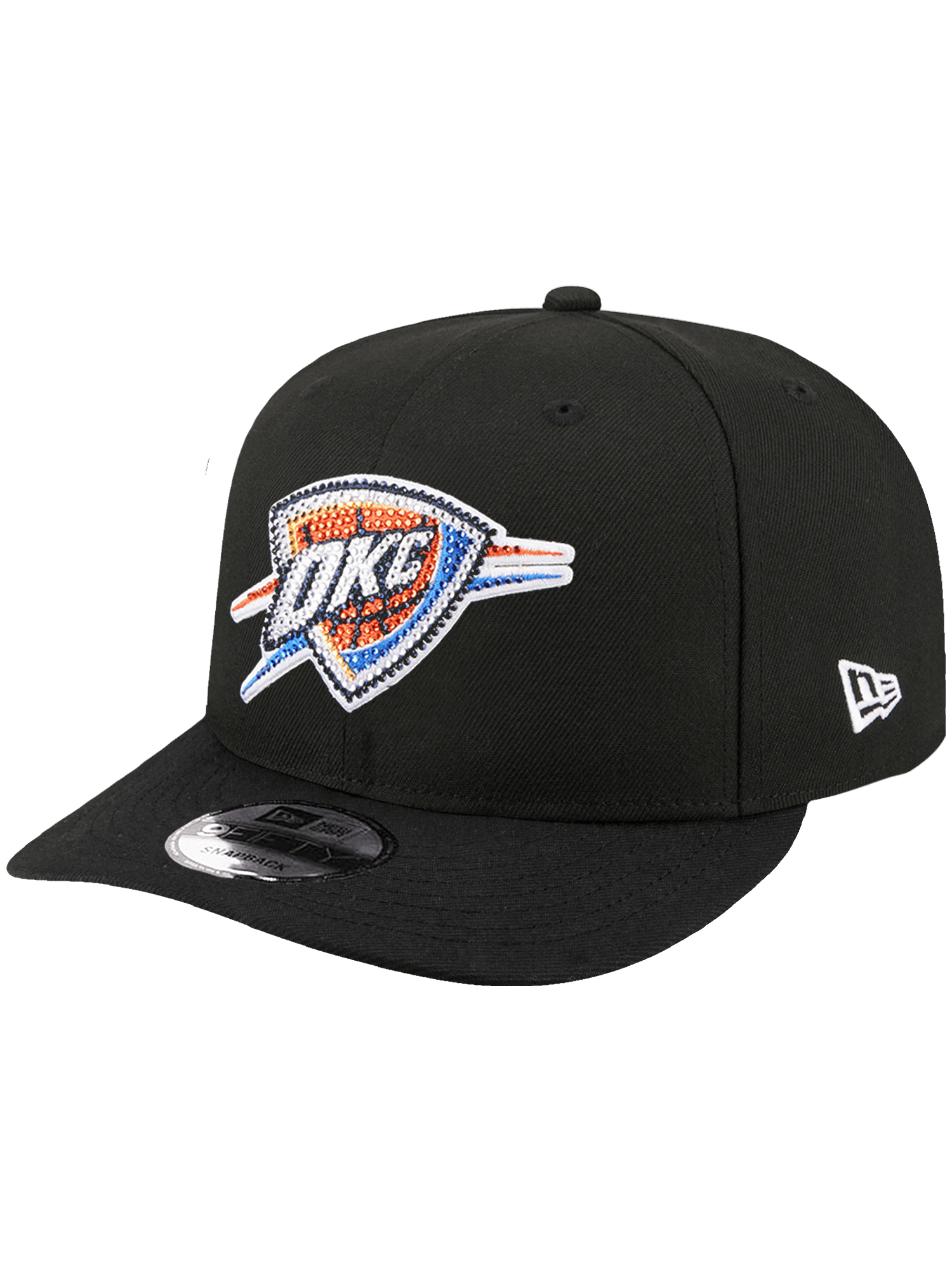 New Era Caps OSFM Oklahoma City Thunder New Era NBA 26 Draft 9FIFTY Pre-Curved Snapback Hat - Black
