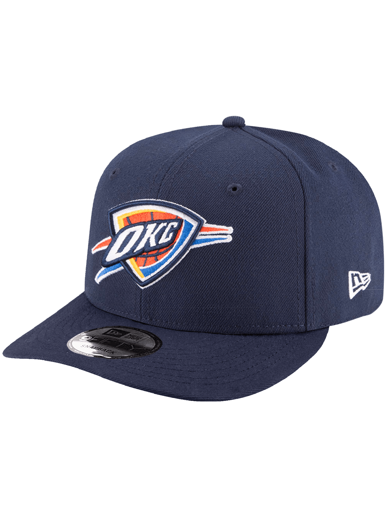New Era Caps Oklahoma City Thunder New Era NBA Team 9FIFTY Pre-Curved Snapback Hat - Navy