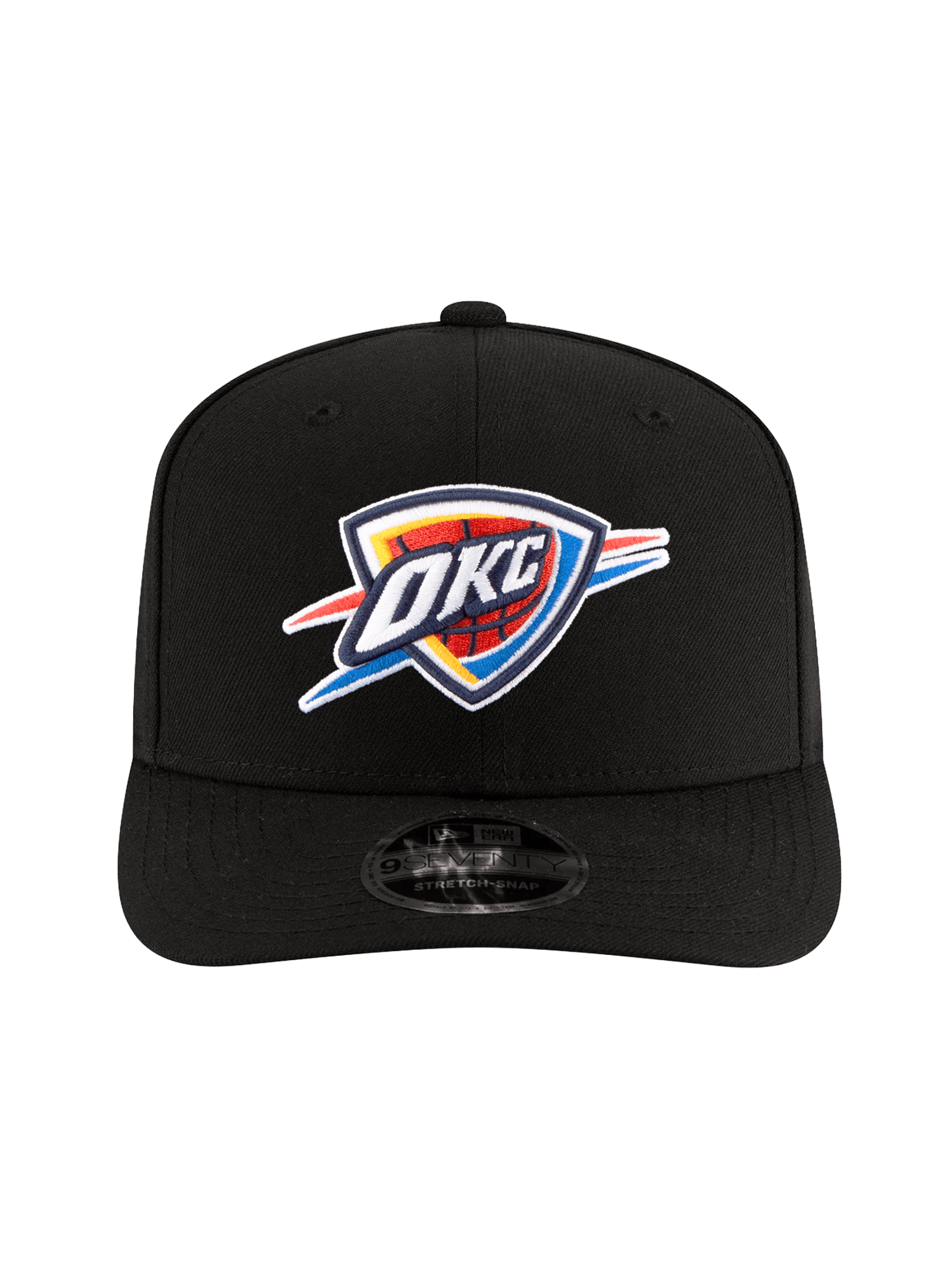 New Era Caps OSFA Oklahoma City Thunder New Era NBA Team 9SEVENTY Stretch-Snapback Hat - Black