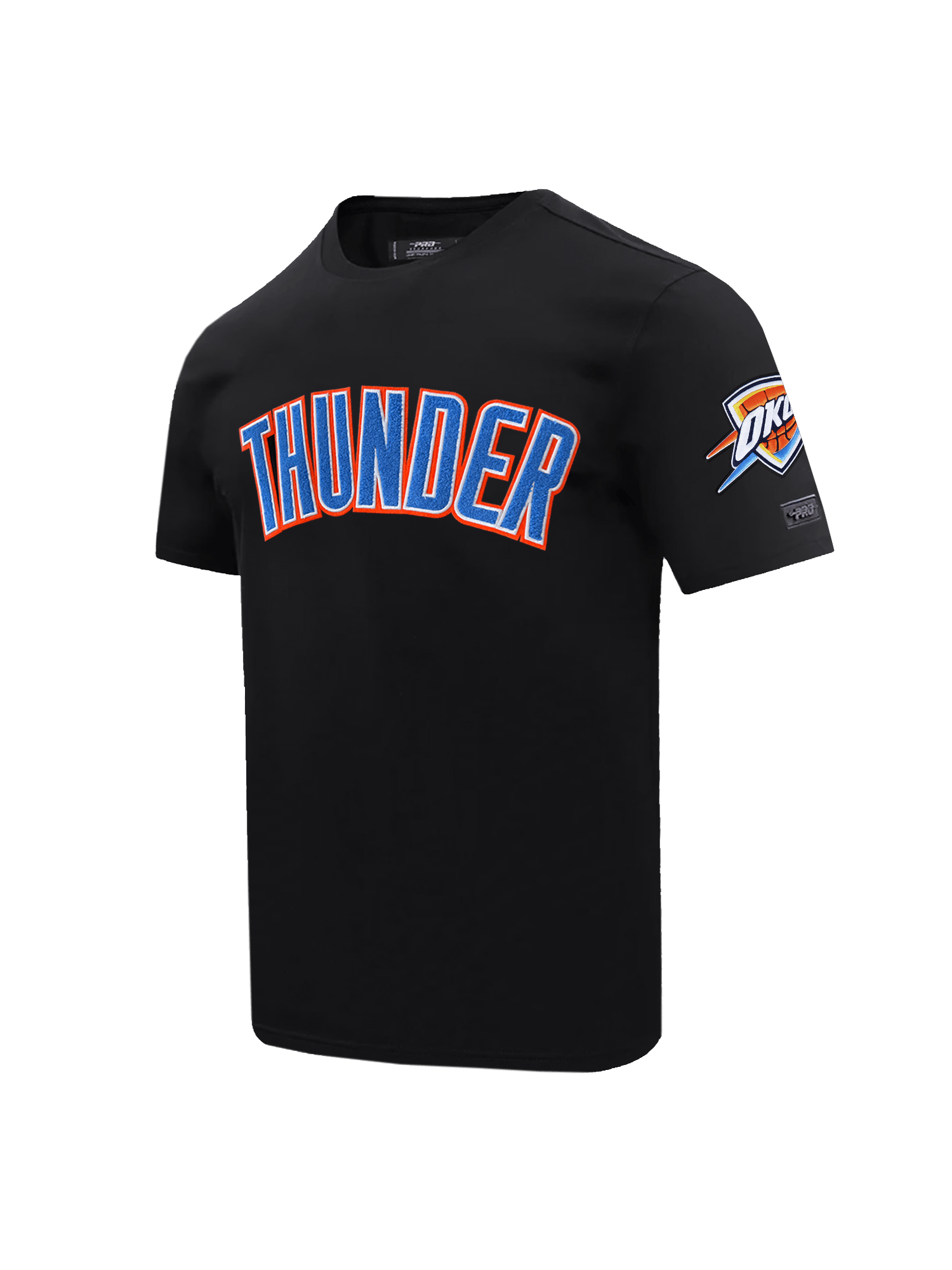 Pro Standard T-Shirts Oklahoma City Thunder Pro Standard NBA Team Chenille Flex T-Shirt - Black