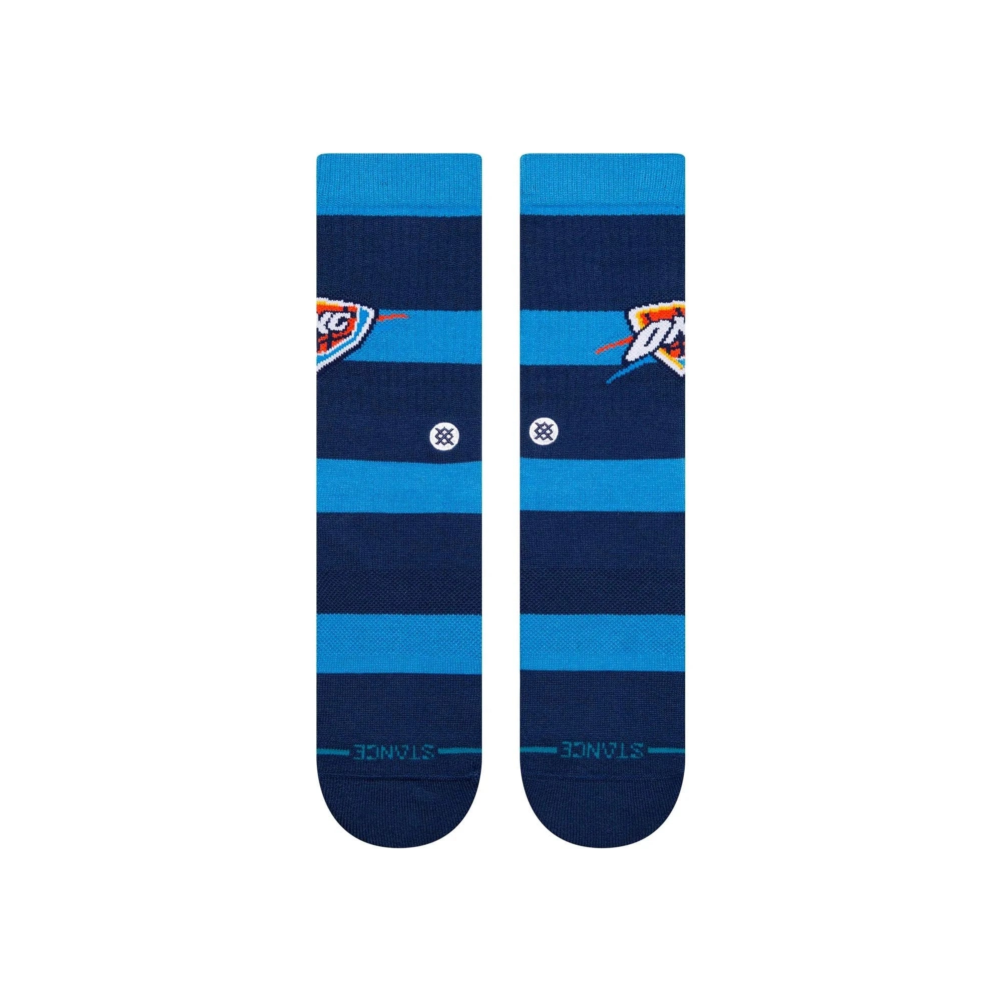 Stance Socks Large (9-12 US) Oklahoma City Thunder Stance NBA Team Prep Crew Socks
