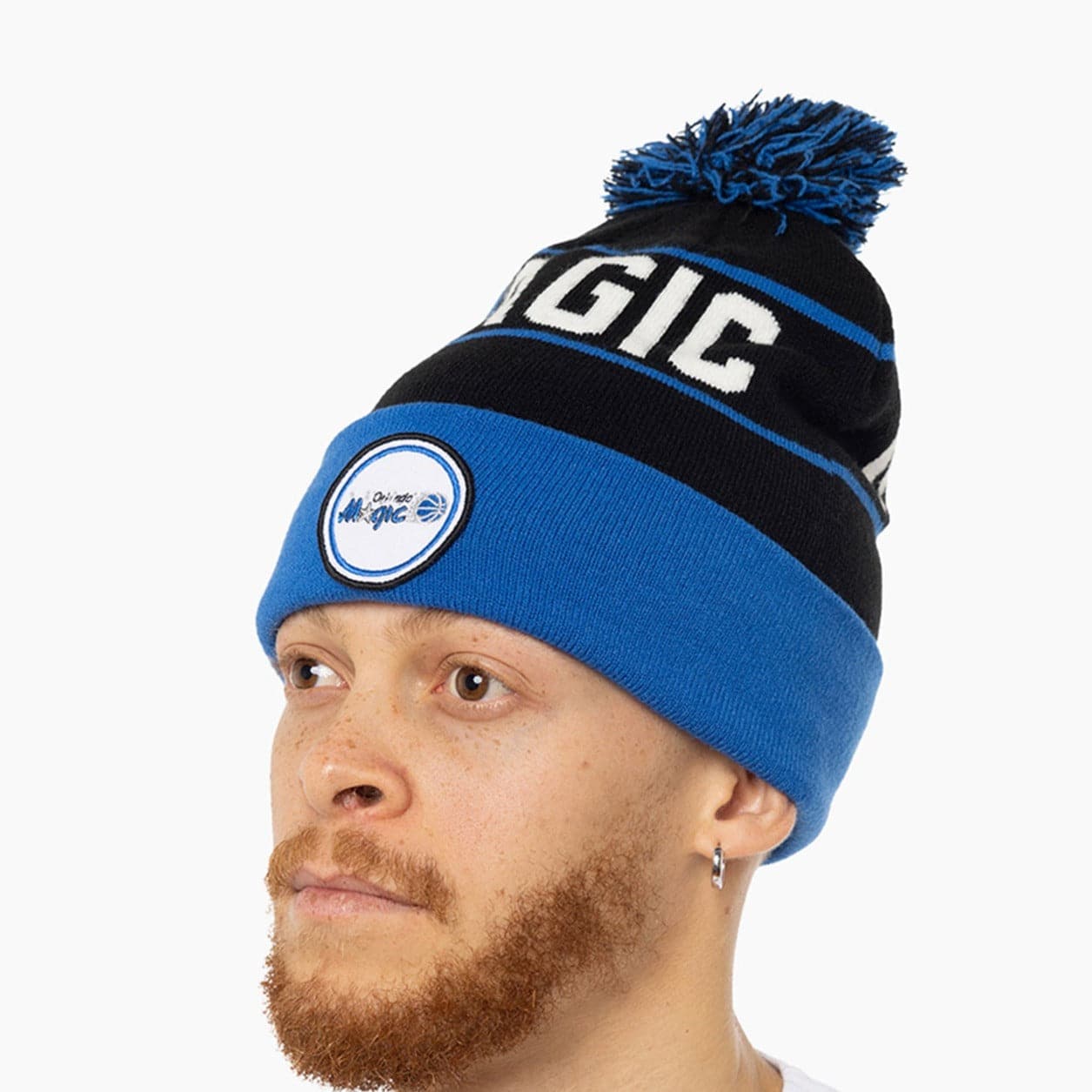 Mitchell And Ness Beanies Orlando Magic Mitchell & Ness HWC Colour Pom Knit Beanie - Black
