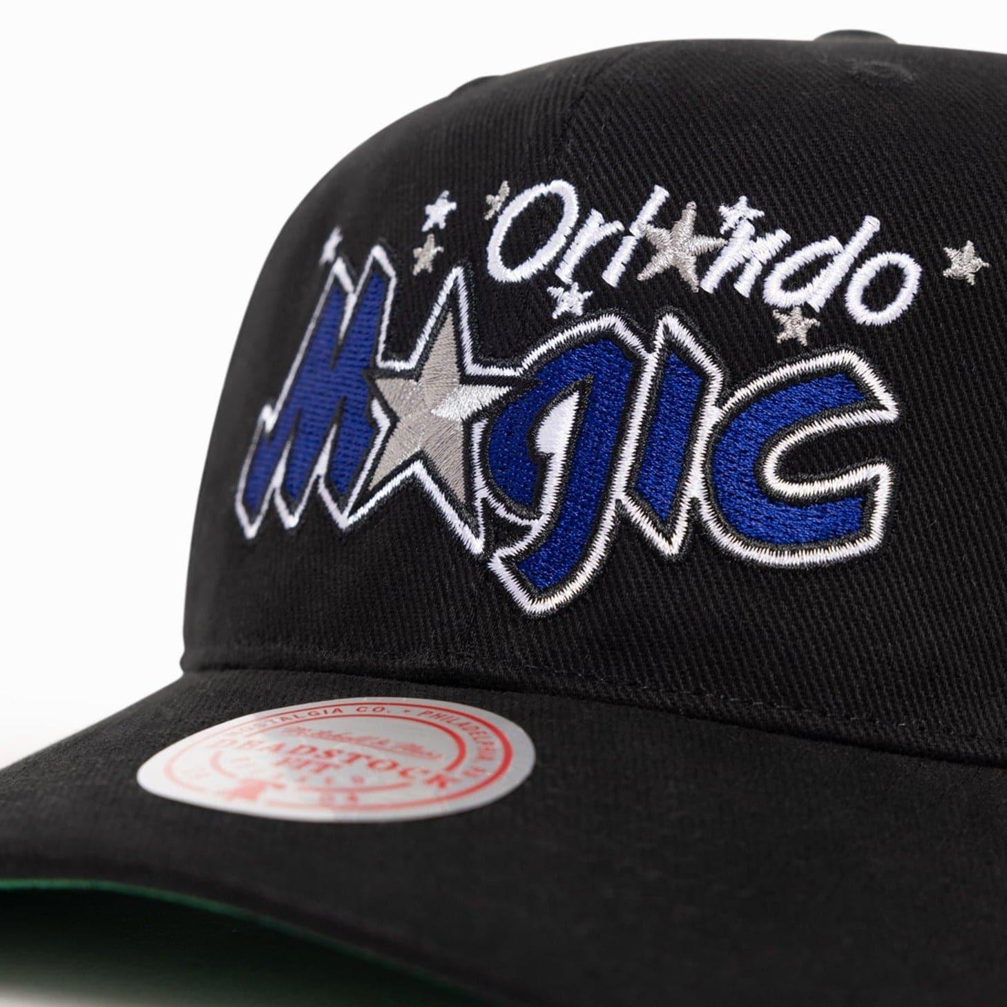 Mitchell And Ness Caps Orlando Magic Mitchell & Ness NBA HWC Logo Deadstock Snapback Hat - Black