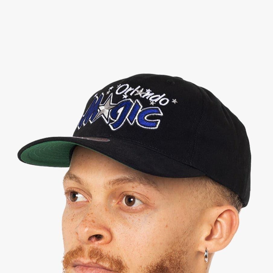 Mitchell And Ness Caps Orlando Magic Mitchell & Ness NBA HWC Logo Deadstock Snapback Hat - Black