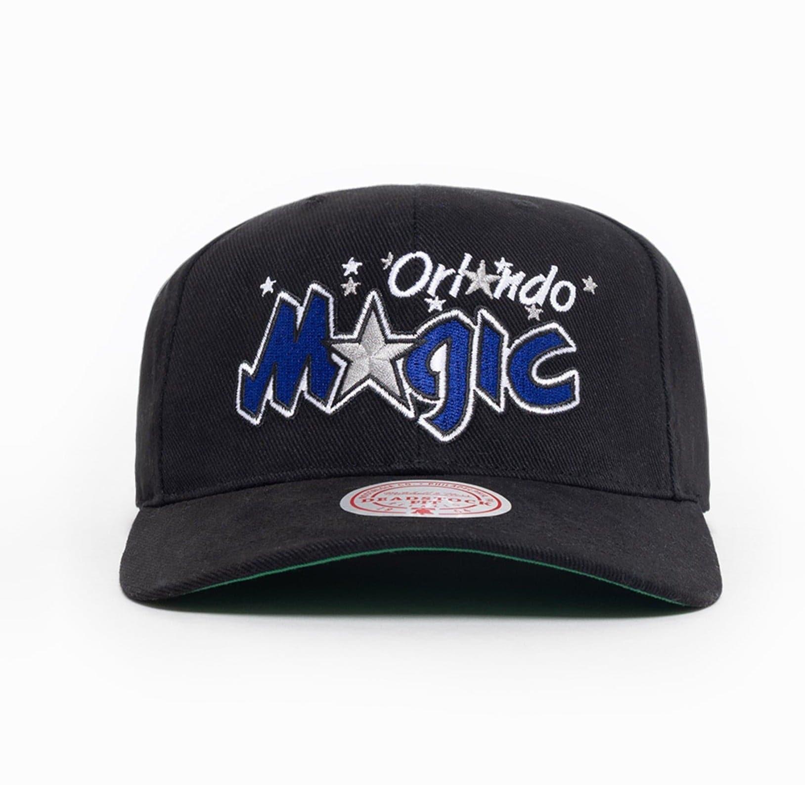 Mitchell And Ness Caps Orlando Magic Mitchell & Ness NBA HWC Logo Deadstock Snapback Hat - Black