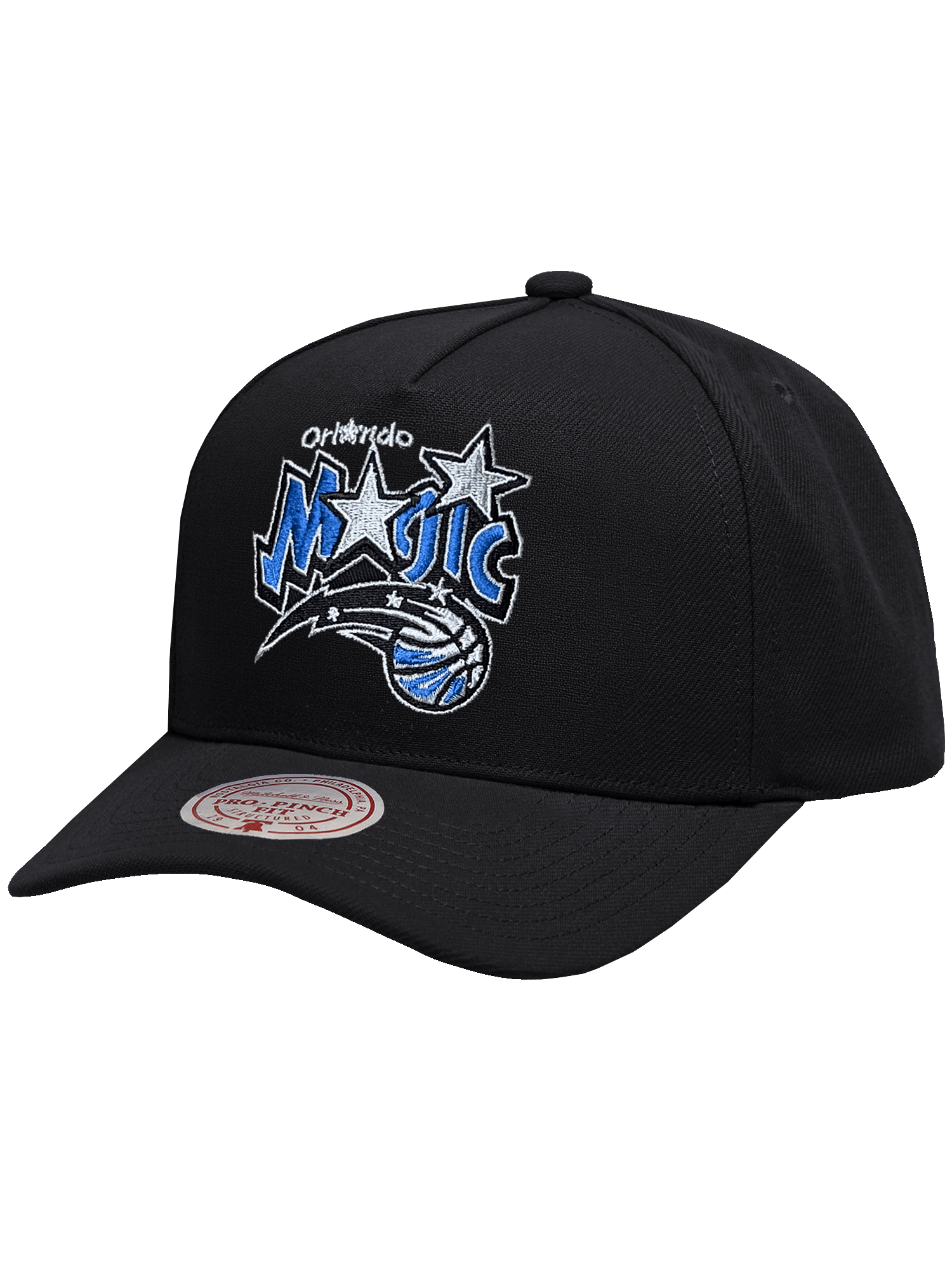 Mitchell And Ness Caps Orlando Magic Mitchell & Ness NBA HWC Pro Pinch Snapback Hat - Black