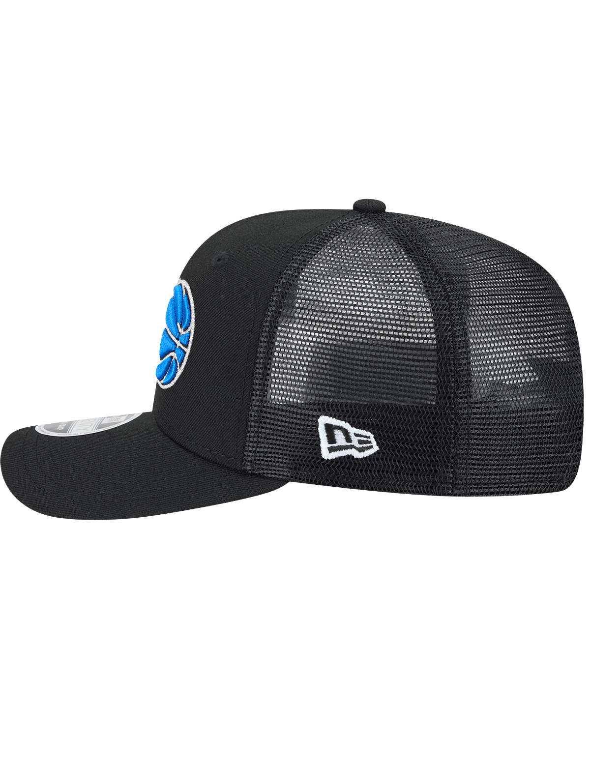 New Era Caps Orlando Magic New Era NBA HWC 9SEVENTY Trucker Stretch Snapback Hat - Black