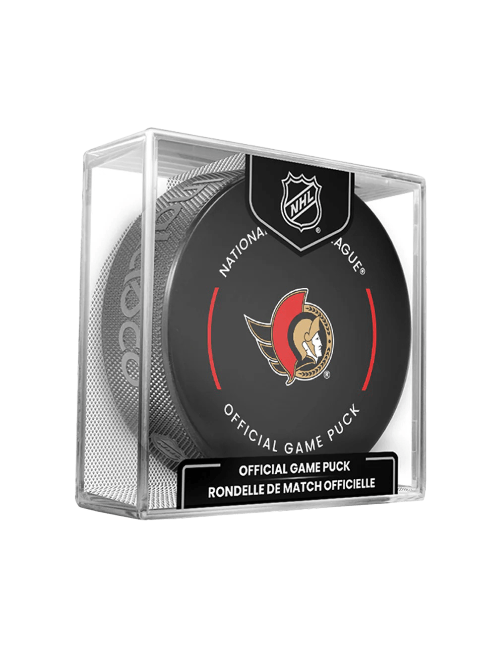 Inglasco Pucks Ottawa Senators Inglasco NHL 25-26 Official Game Hockey Puck In Cube