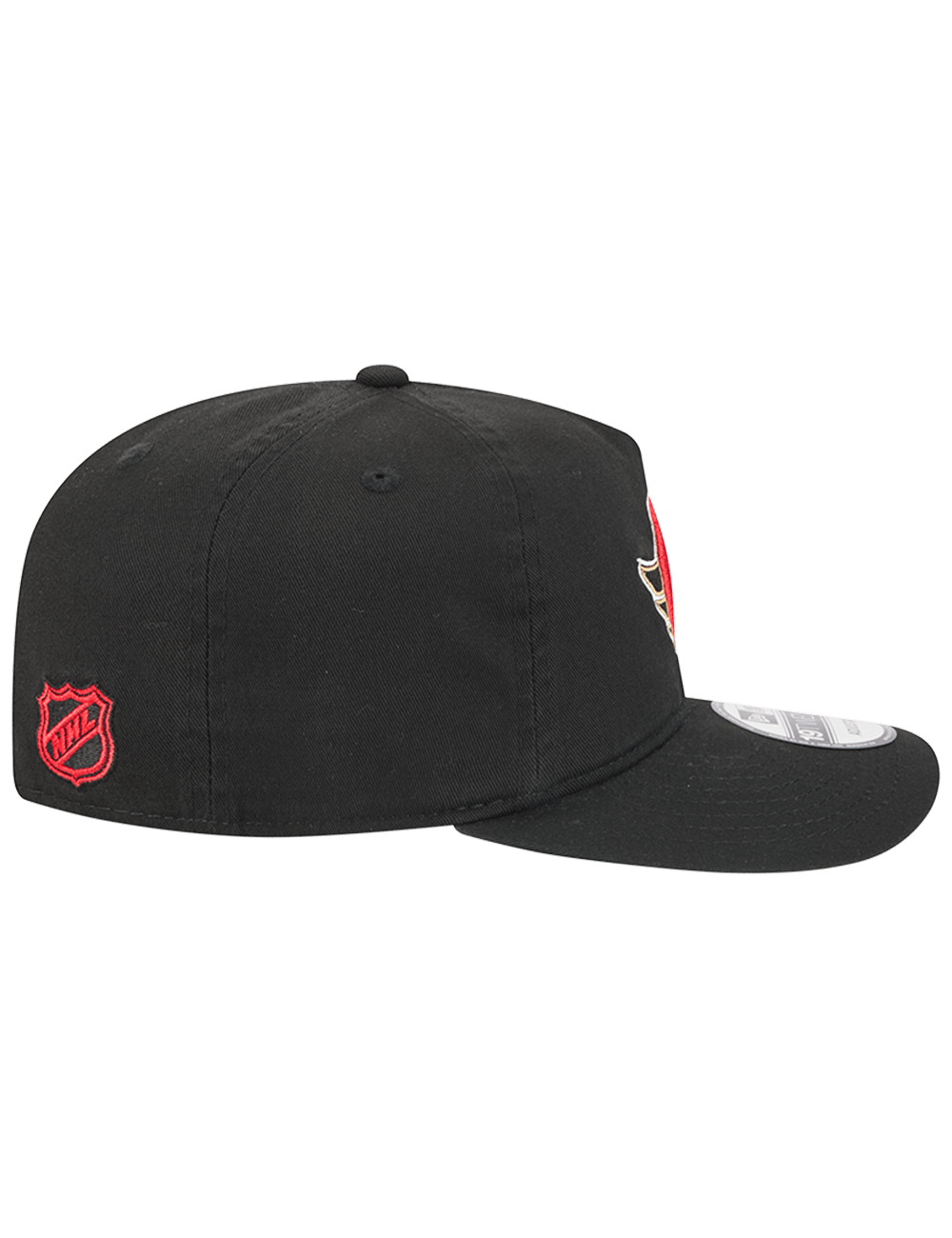 New Era Caps Ottawa Senators New Era NHL Team 19TWENTY Pre-Curved Snapback Hat - Black