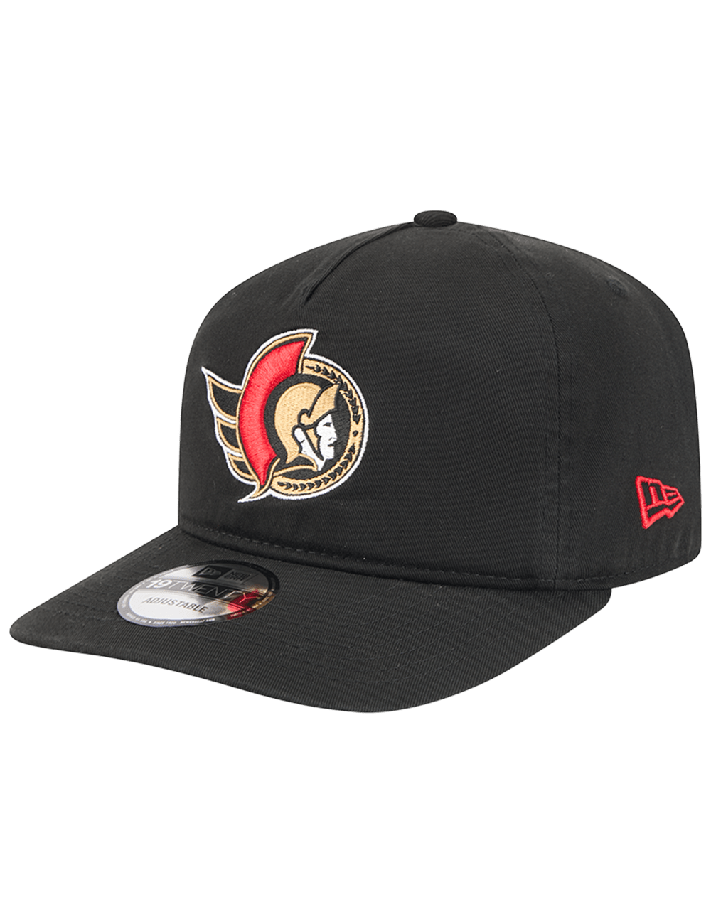 New Era Caps Ottawa Senators New Era NHL Team 19TWENTY Pre-Curved Snapback Hat - Black