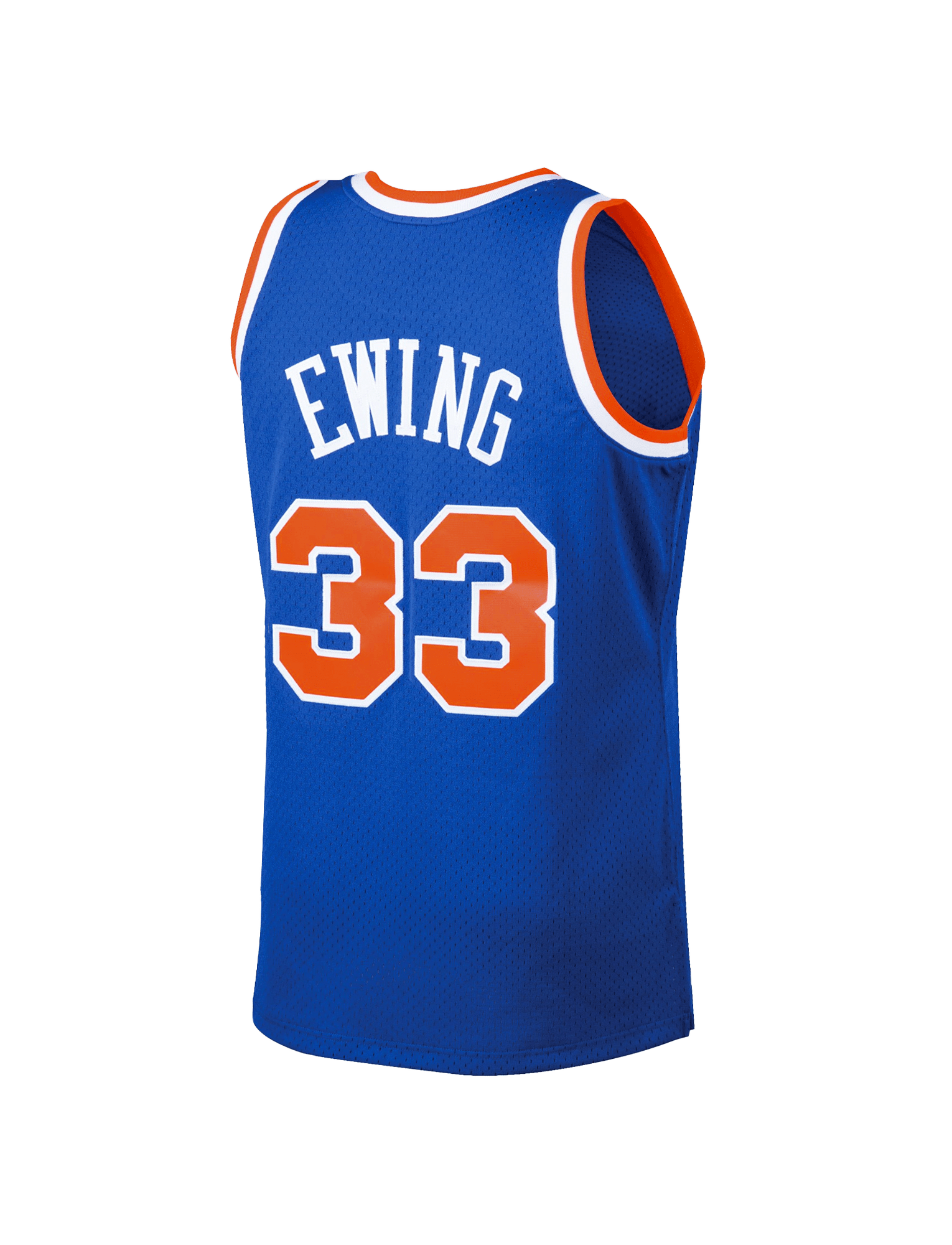 Mitchell And Ness Jerseys Patrick Ewing New York Knicks Mitchell & Ness NBA 91-92 HWC Swingman Jersey - Blue