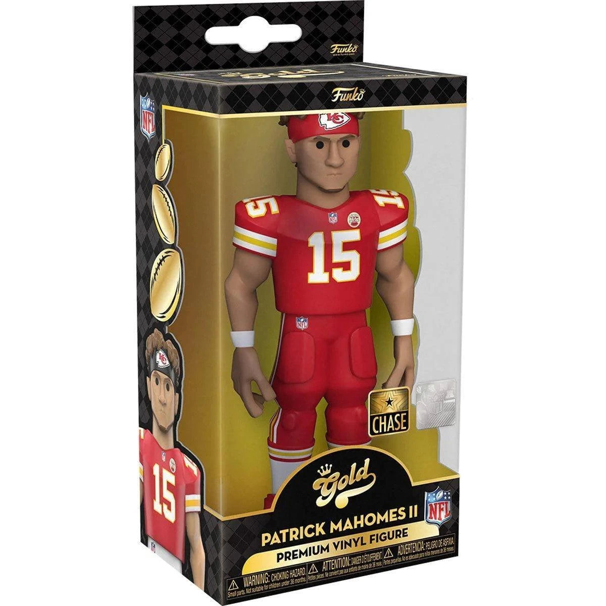 Funko Figures Patrick Mahomes Kansas City Chiefs Funko NFL 5" Vinyl Gold Chase Figure