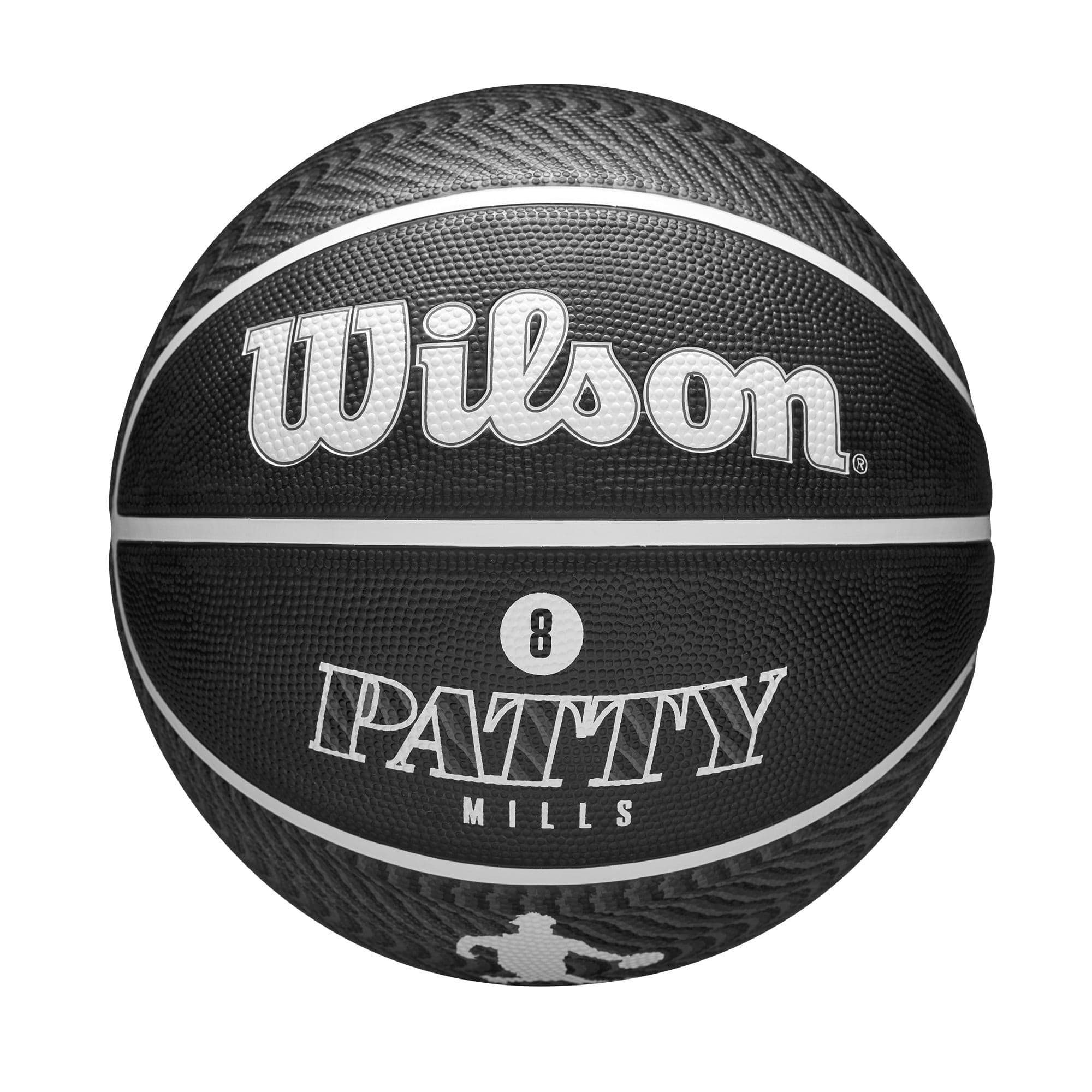 Wilson Sporting Goods Balls Patty Mills Brooklyn Nets Wilson NBA Icon Full Size Basketball - Black
