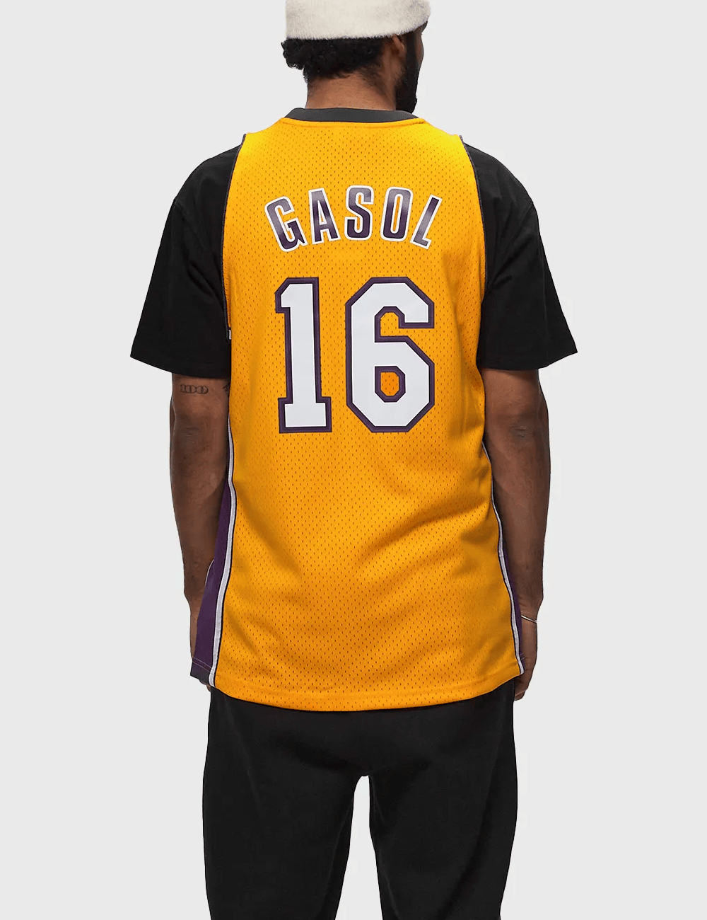 Mitchell And Ness Jerseys Pau Gasol Los Angeles Lakers Mitchell & Ness NBA 09-10 Home HWC Swingman Jersey - Gold