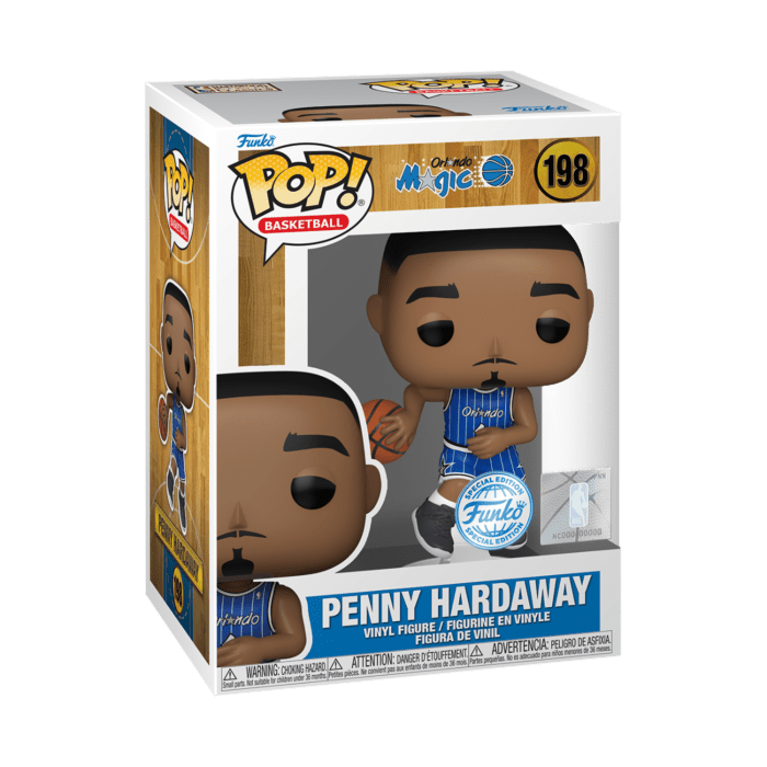 Funko Figures Penny Hardaway Orlando Magic Funko NBA 198 Pop Vinyl Figure