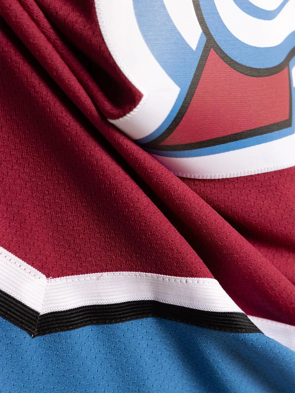 Mitchell And Ness Jerseys Peter Forsberg Colorado Avalanche Mitchell & Ness NHL 95-96 Blue Line Jersey - Burgundy