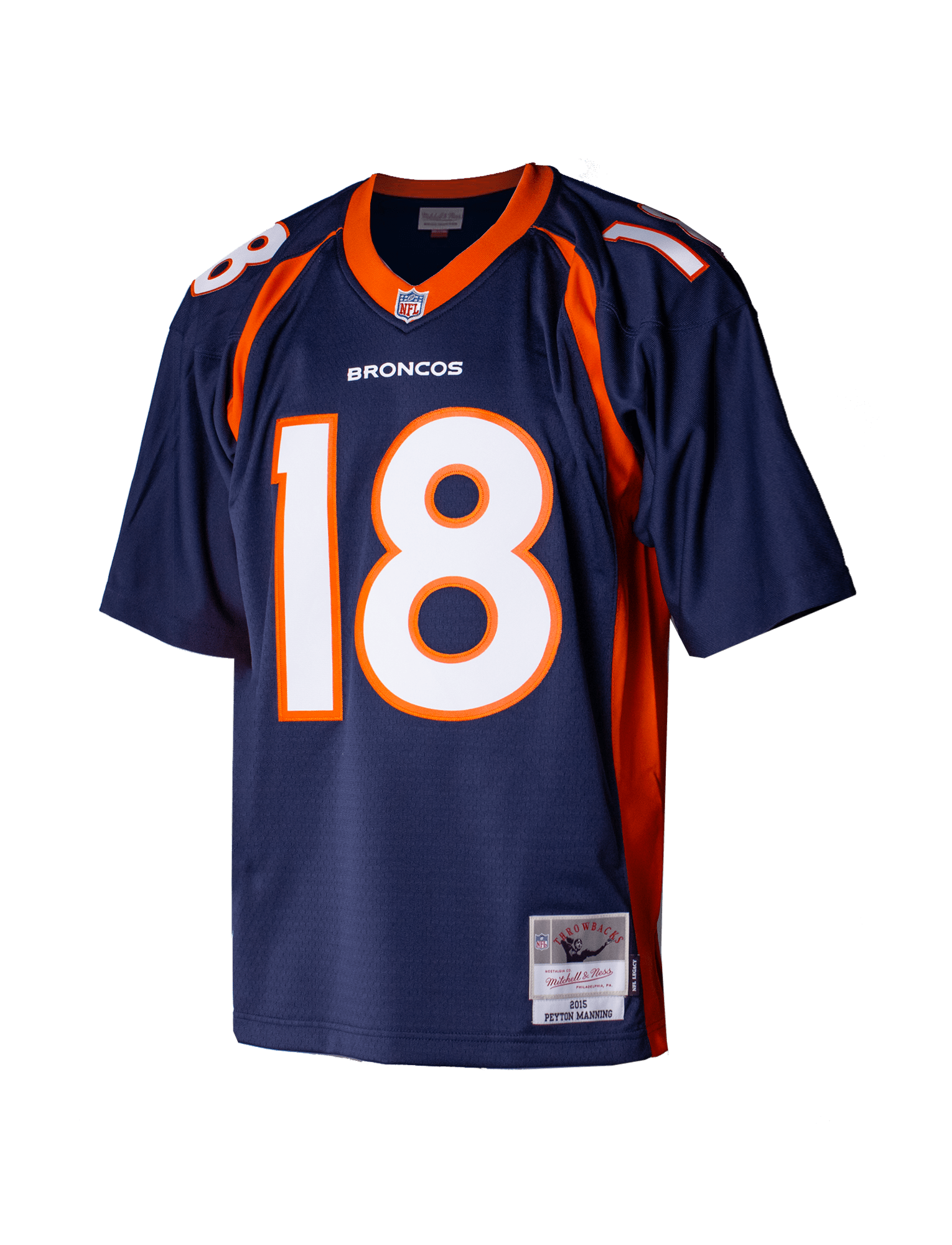 Mitchell And Ness Jerseys Peyton Manning Denver Broncos 2015 Mitchell & Ness NFL Legacy Jersey - Navy