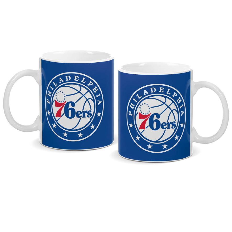 NBA Branded Accessories Philadelphia 76ers NBA Team Logo Ceramic Coffee Mug - Blue