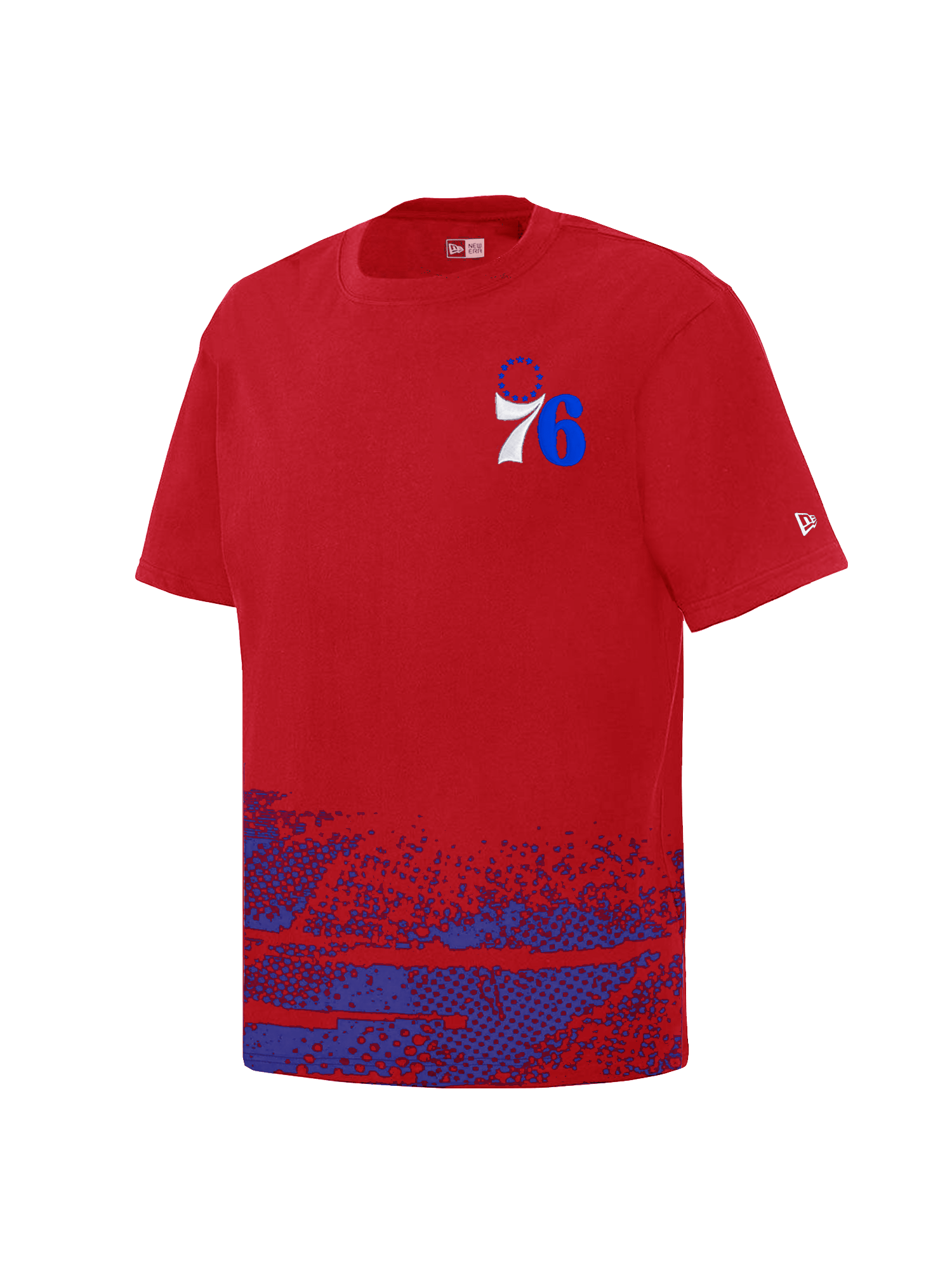 New Era T-Shirts Philadelphia 76ers New Era NBA 24-25 Tip-Off T-Shirt - Red