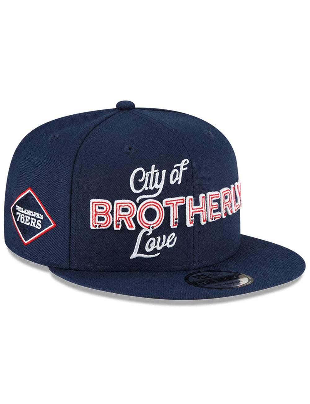 New Era Caps Philadelphia 76ers New Era NBA 24 City Edition 9FIFTY Snapback Hat