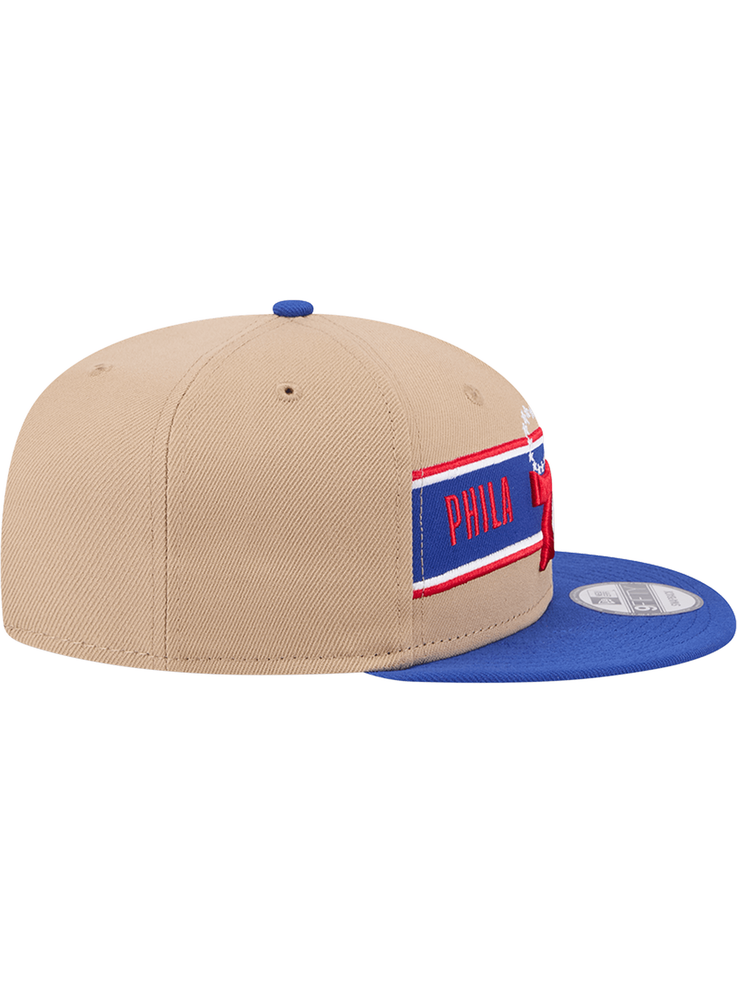 New Era Caps Philadelphia 76ers New Era NBA 24 Draft 9FIFTY Snapback Hat - Tan
