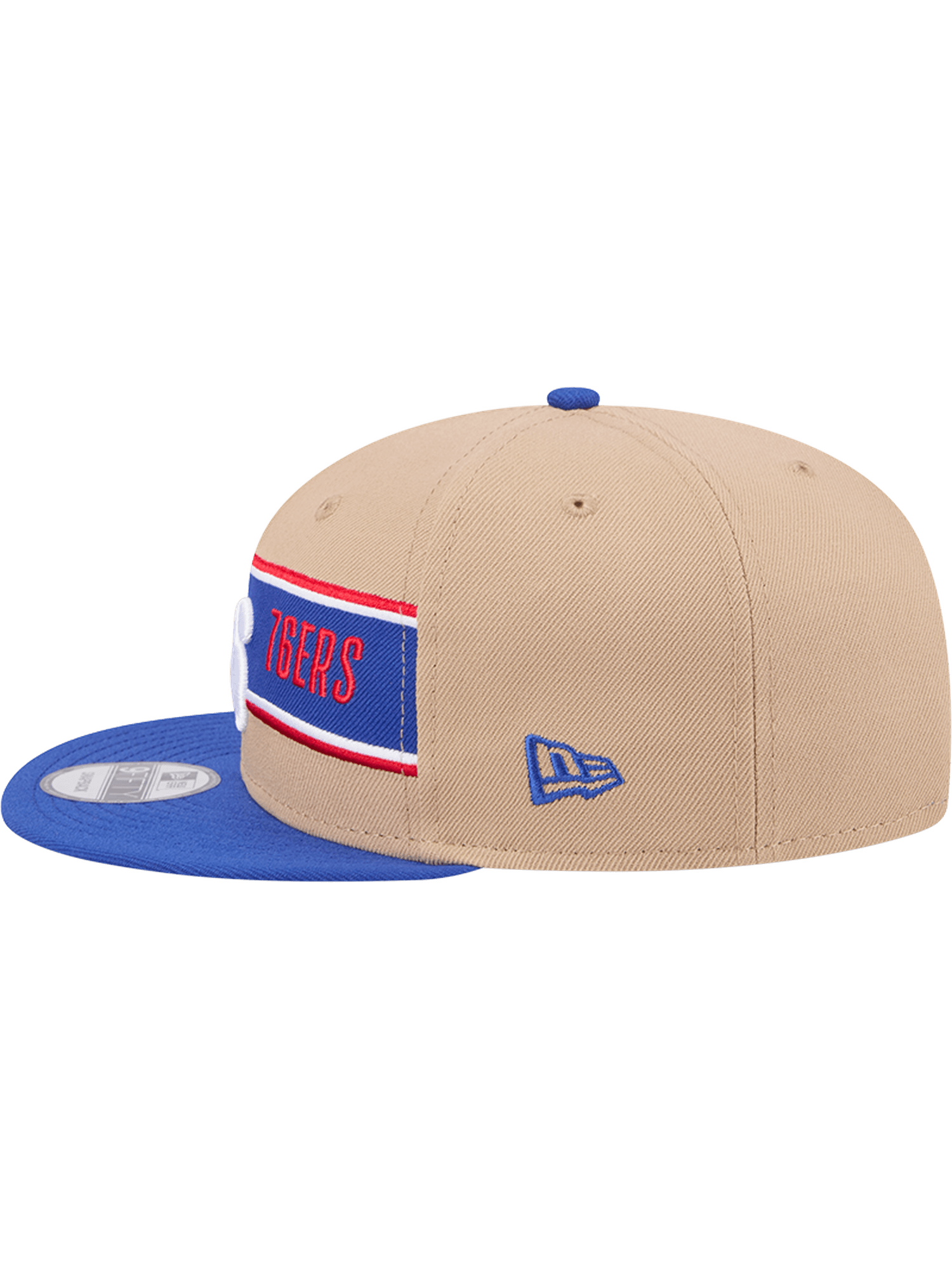 New Era Caps Philadelphia 76ers New Era NBA 24 Draft 9FIFTY Snapback Hat - Tan