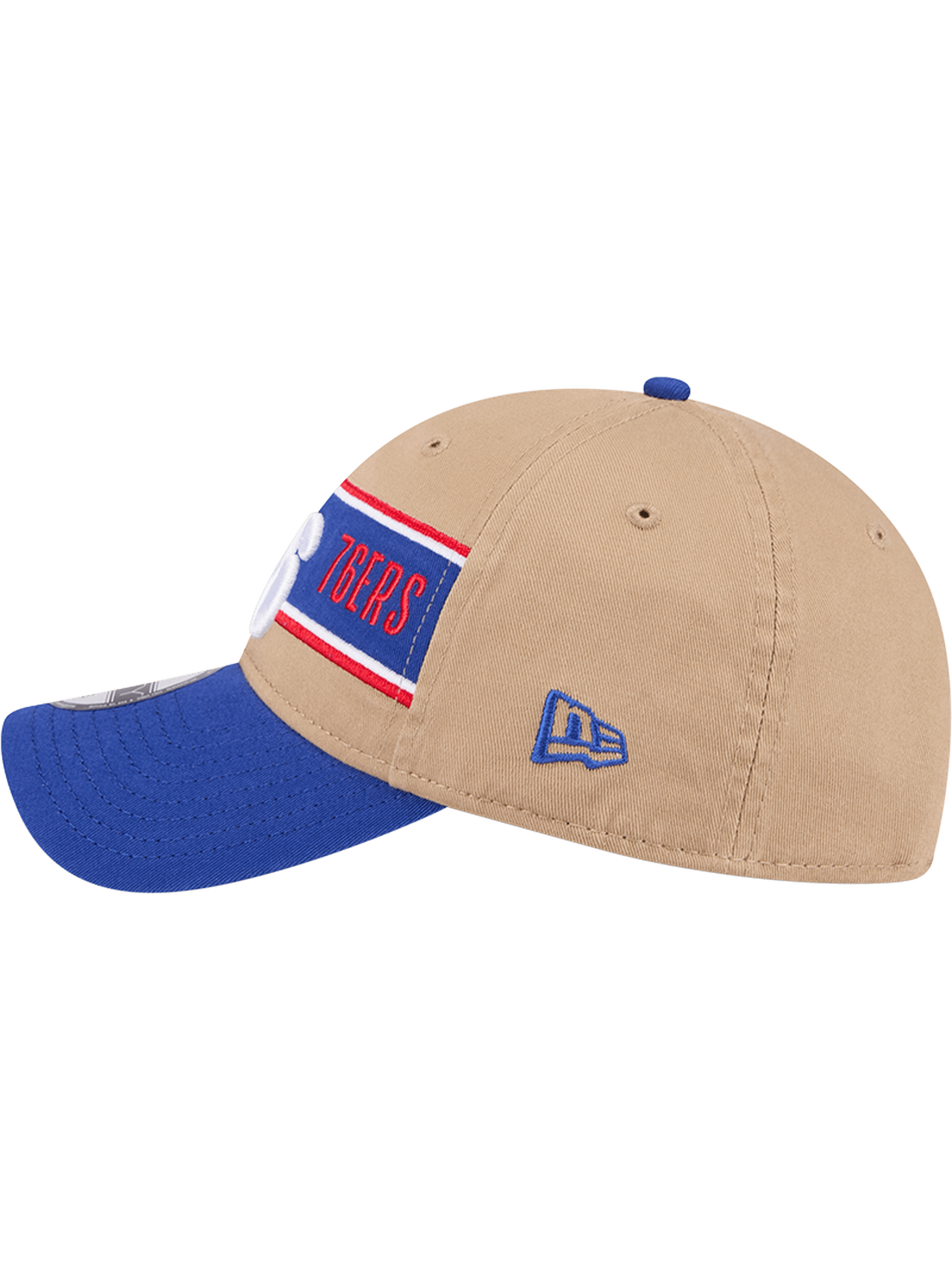 New Era Caps Philadelphia 76ers New Era NBA 24 Draft 9TWENTY Strapback Hat - Tan