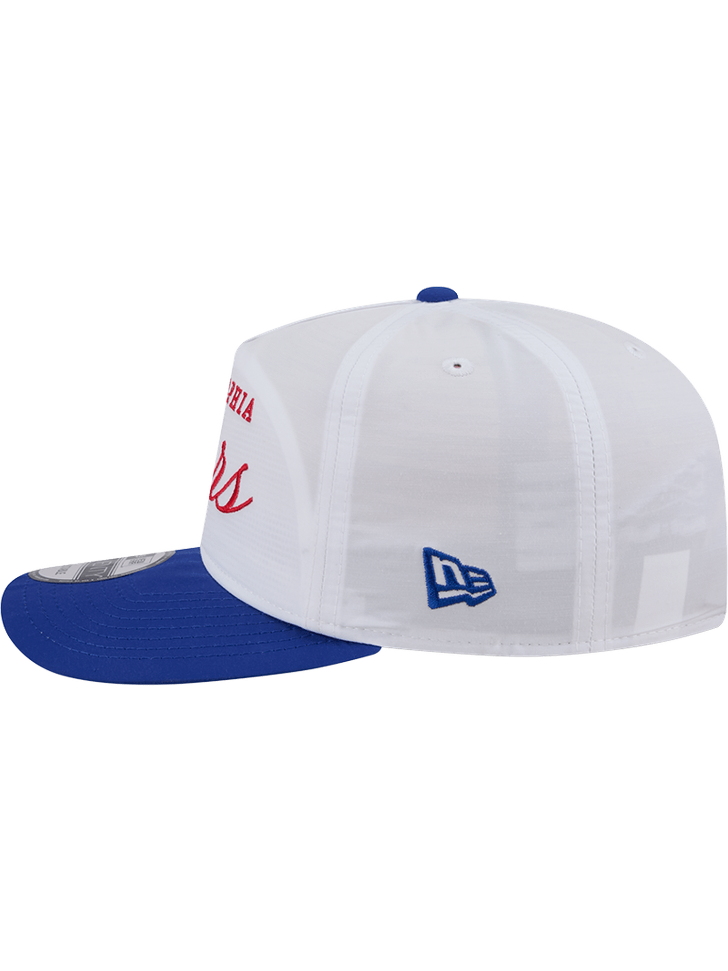 New Era Caps Philadelphia 76ers New Era NBA 25 Draft 19TWENTY A-Frame Pre-Curved Hat - White