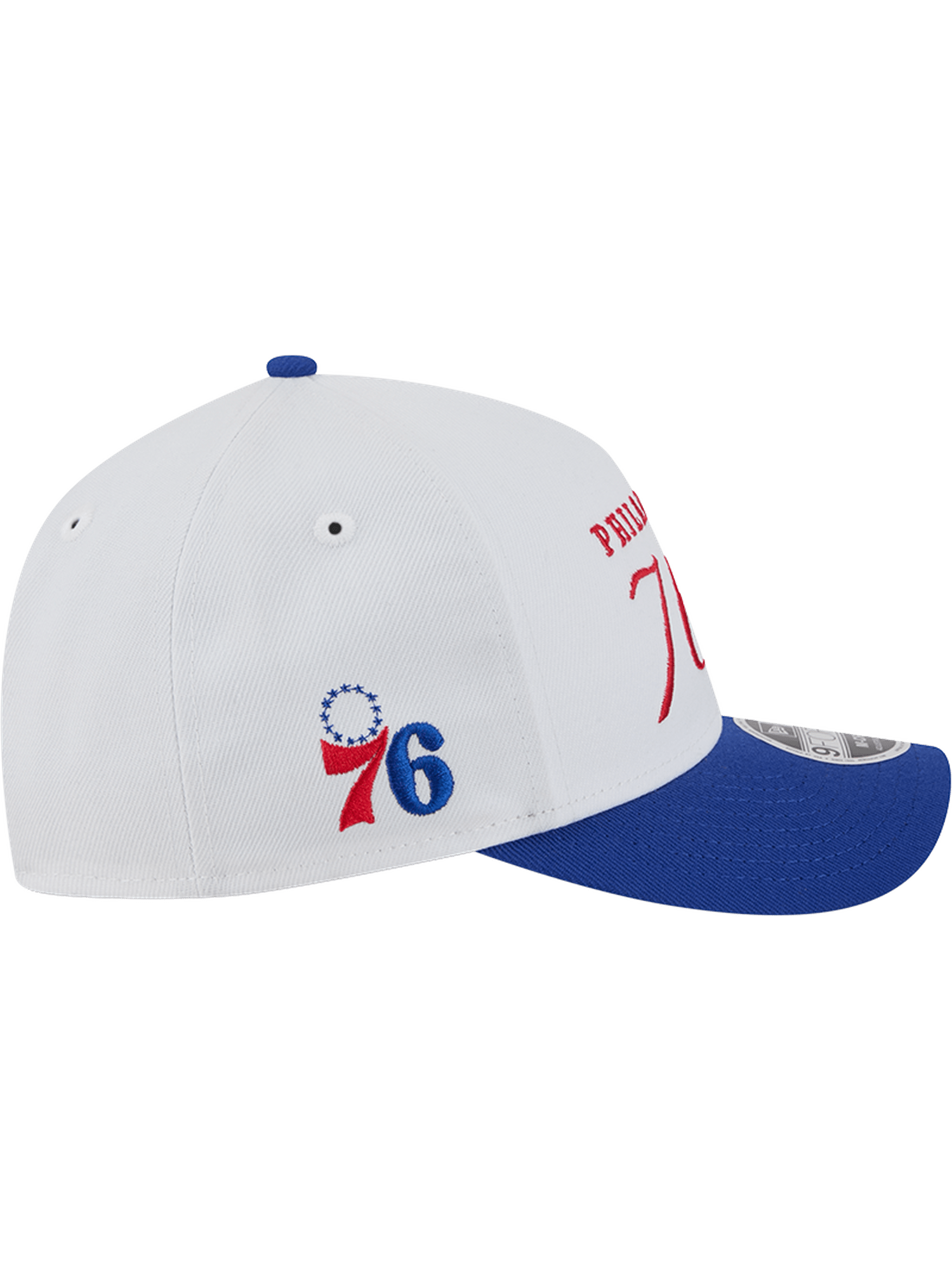 New Era Caps Philadelphia 76ers New Era NBA 25 Draft 9FORTY M-Crown A-Frame Snapback Hat - White