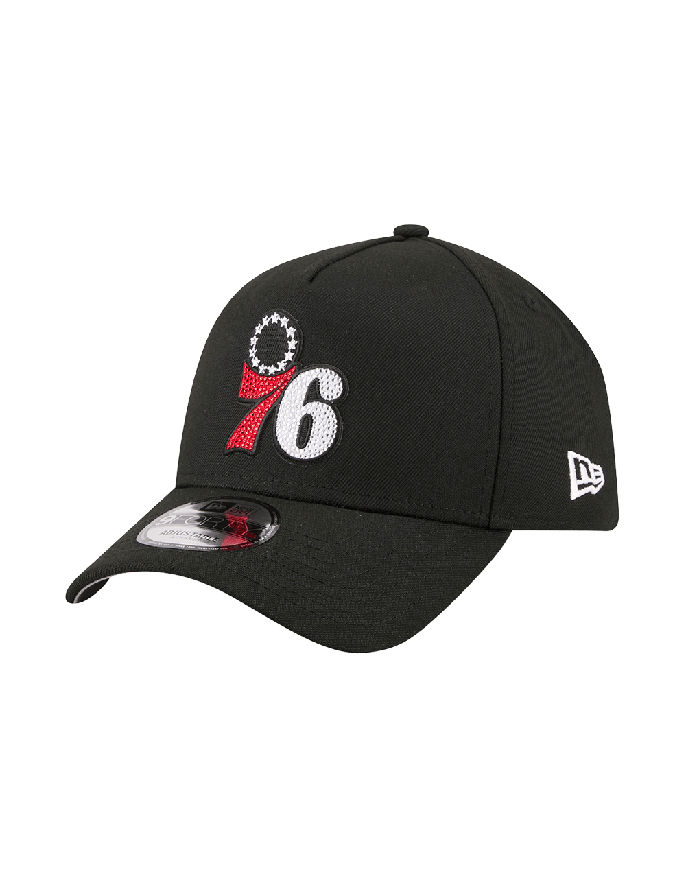New Era Caps OSFM Philadelphia 76ers New Era NBA 26 Draft 9FORTY A-Frame Snapback Hat - Black