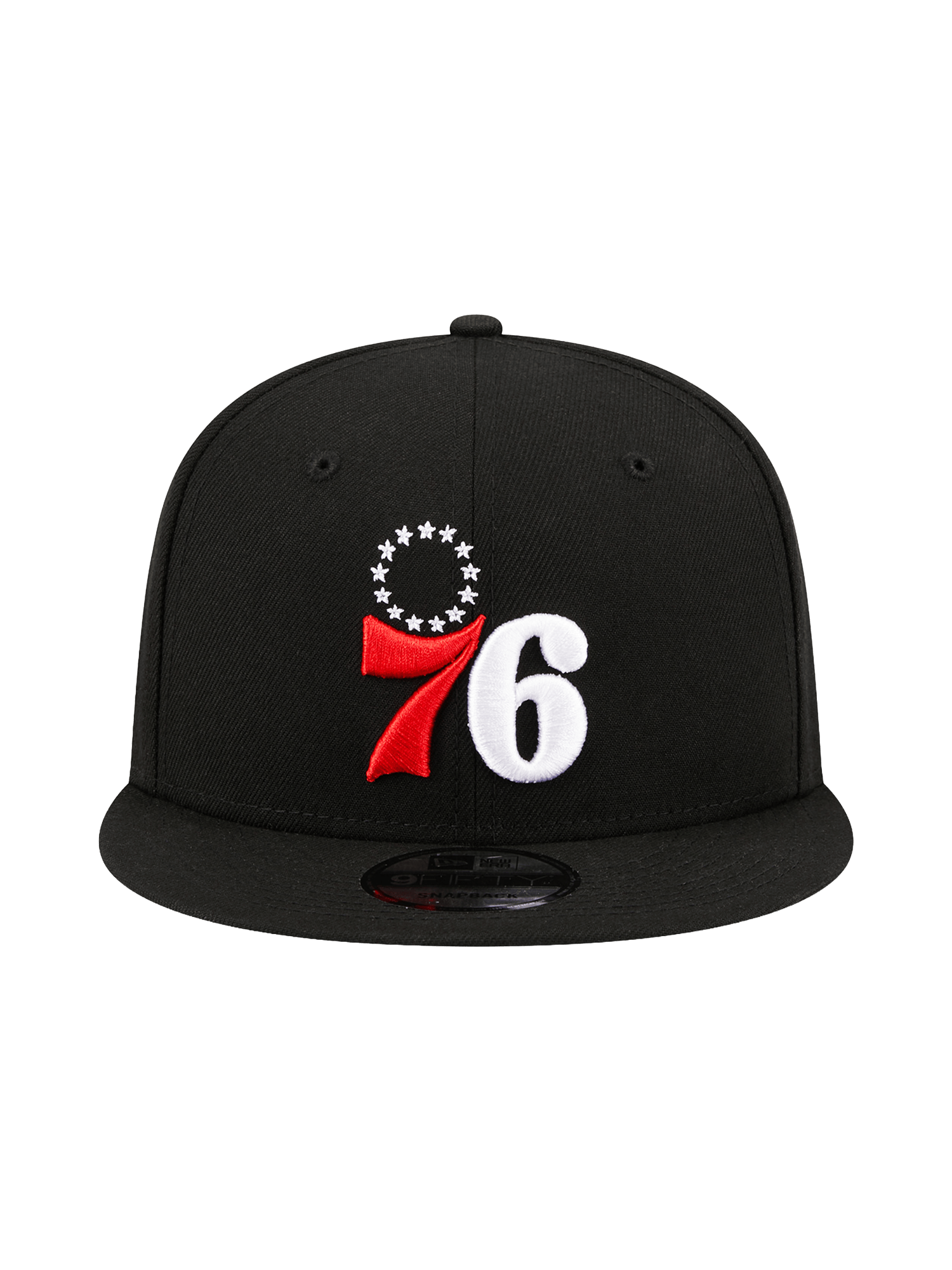 New Era Caps OSFA Philadelphia 76ers New Era NBA Alt 9FIFTY Snapback Hat - Black