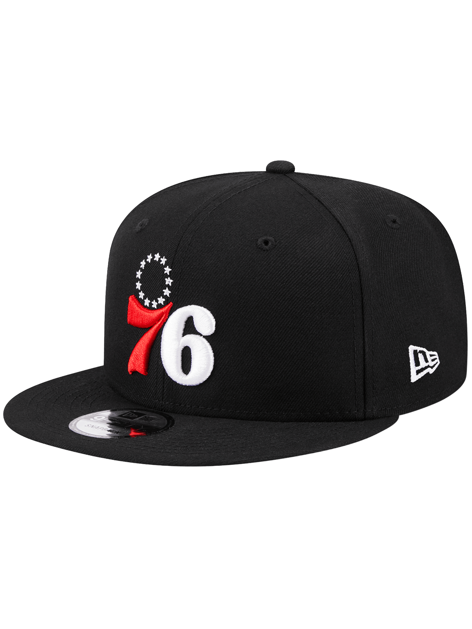 New Era Caps OSFA Philadelphia 76ers New Era NBA Alt 9FIFTY Snapback Hat - Black
