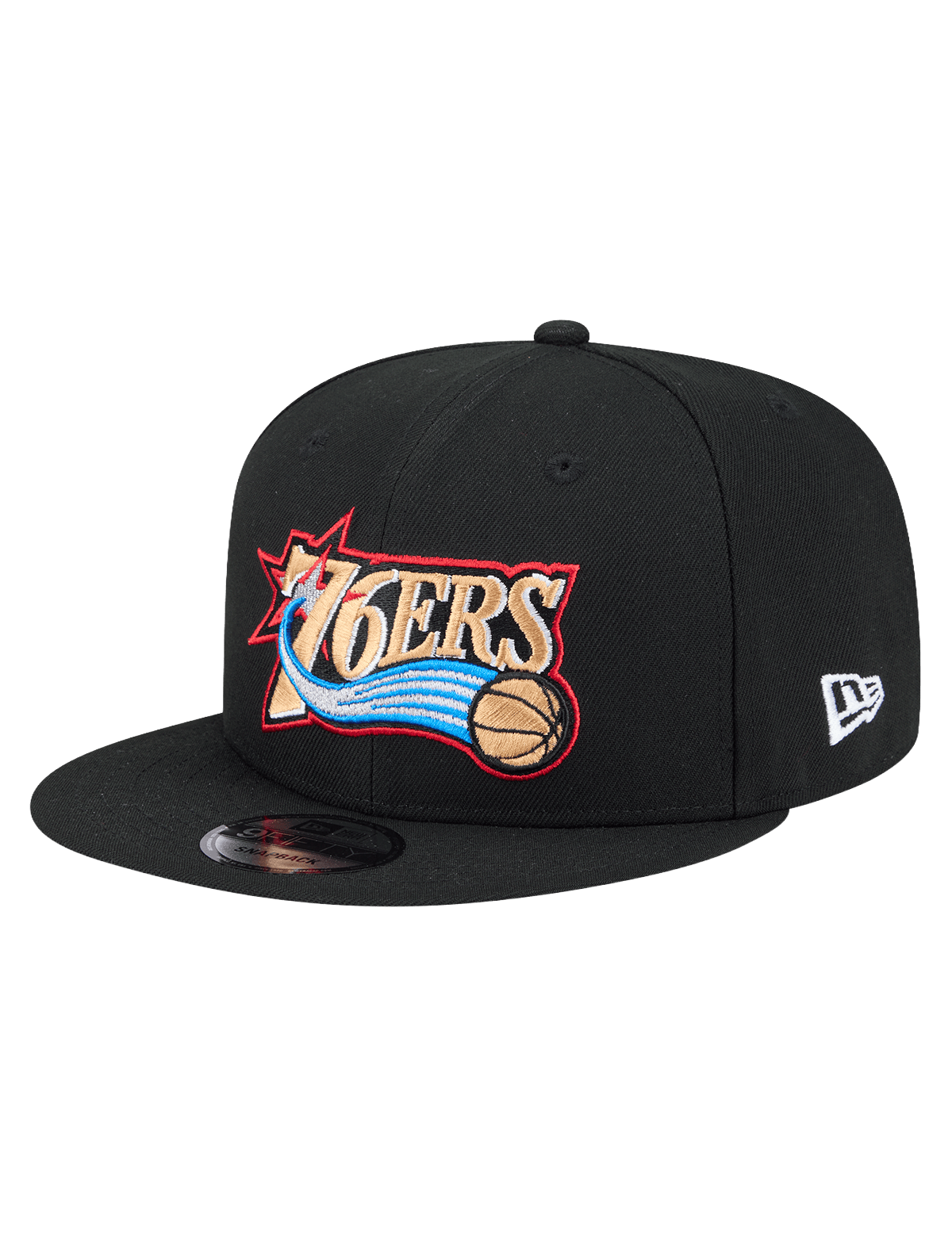 New Era Caps Philadelphia 76ers New Era NBA HWC 9FIFTY Snapback Hat - Black