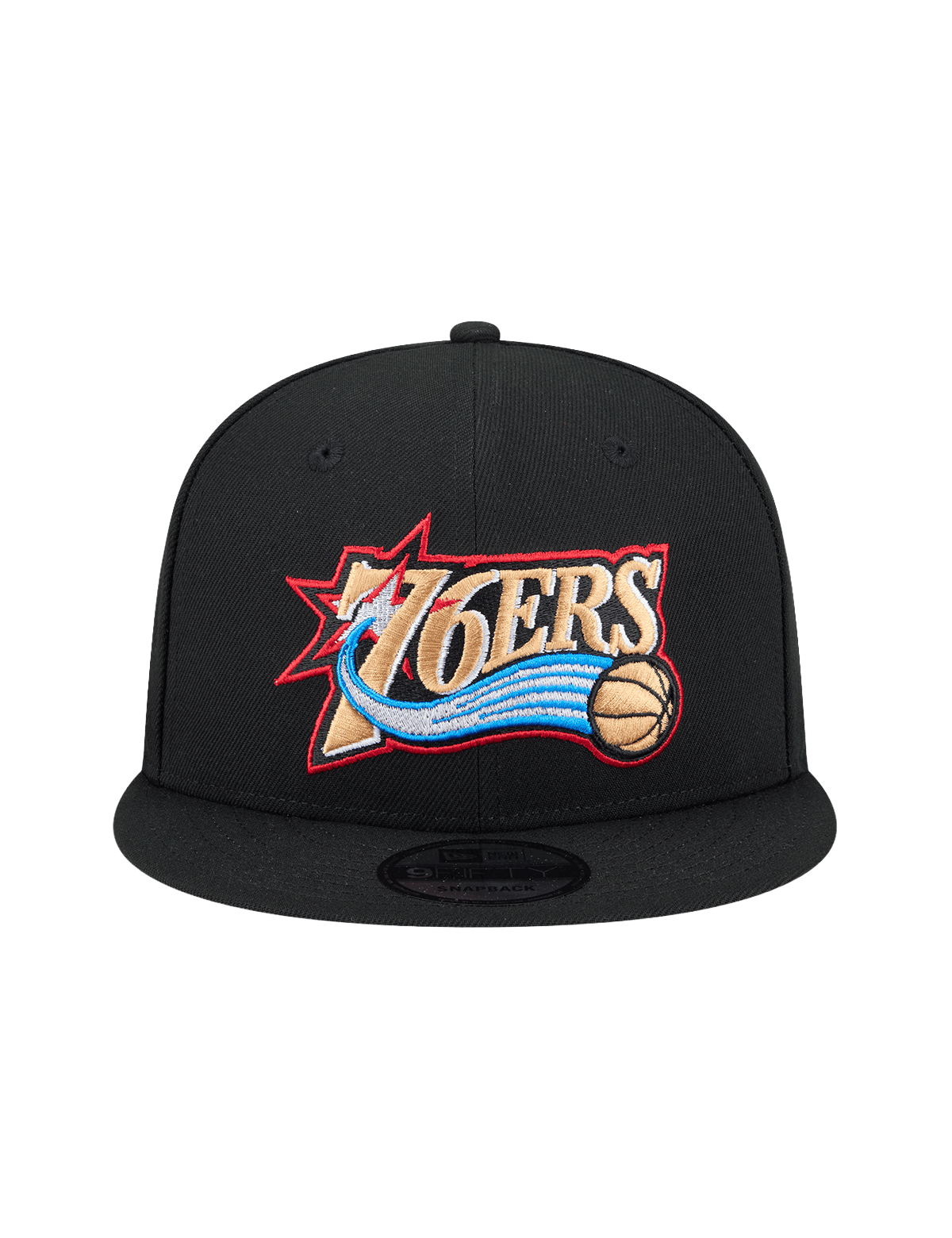 New Era Caps Philadelphia 76ers New Era NBA HWC 9FIFTY Snapback Hat - Black