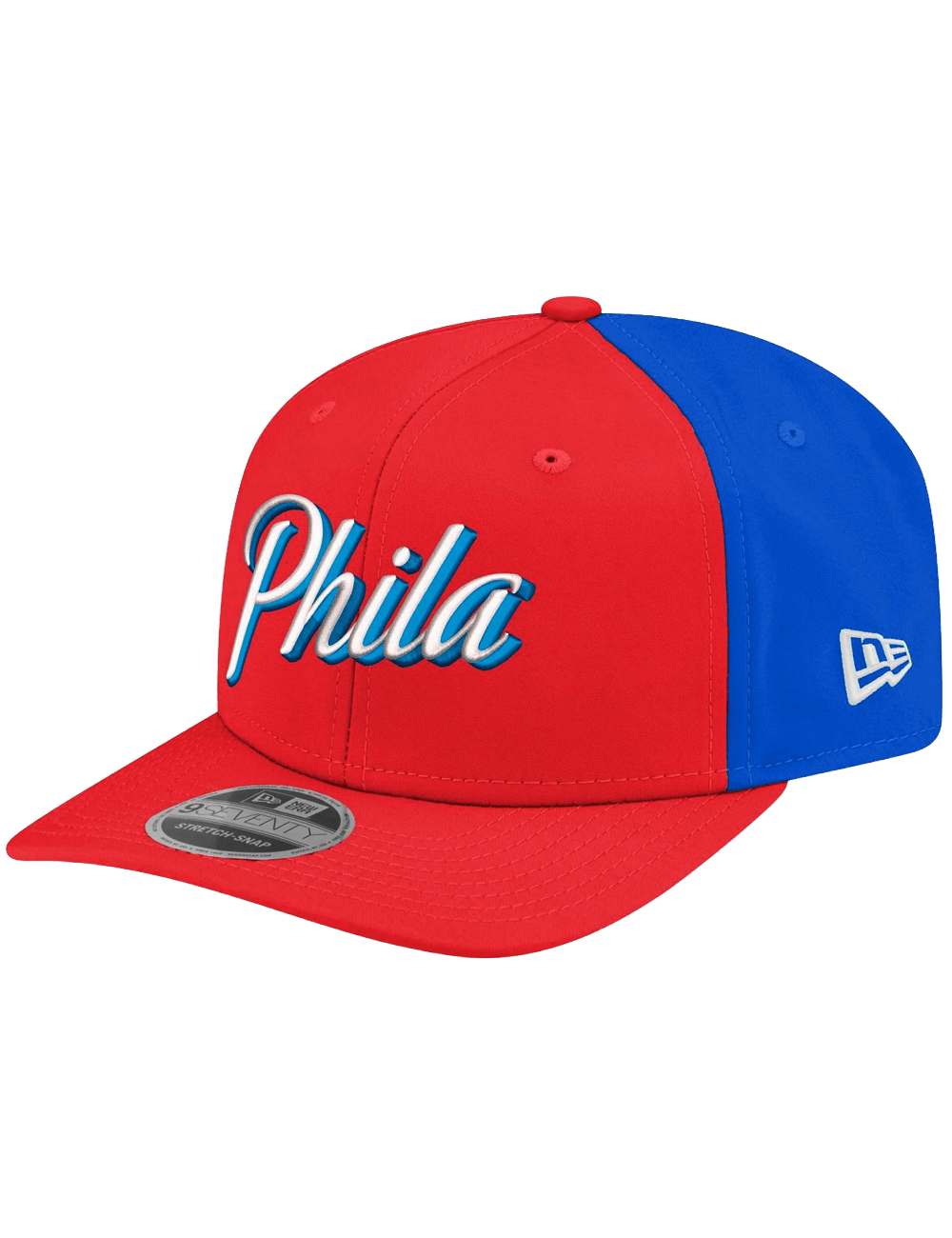 New Era Caps Philadelphia 76ers New Era NBA Statement 9SEVENTY Stretch-Snapback Hat