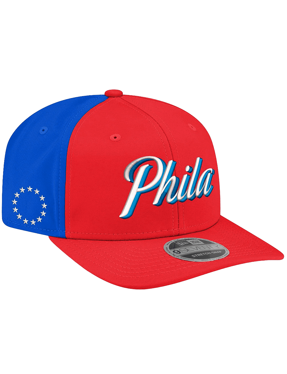 New Era Caps Philadelphia 76ers New Era NBA Statement 9SEVENTY Stretch-Snapback Hat