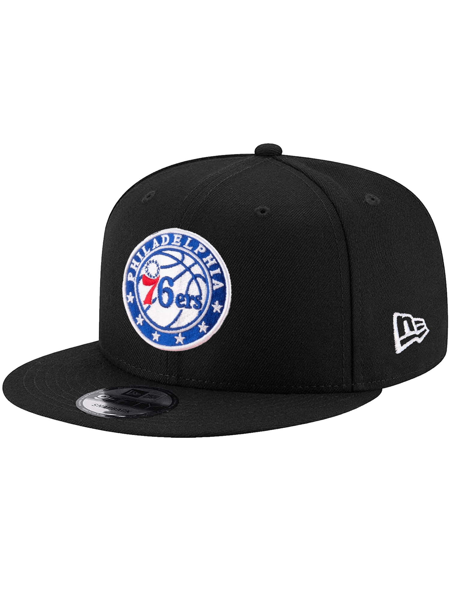 New Era Caps Philadelphia 76ers New Era NBA Team 9FIFTY Snapback Hat - Black