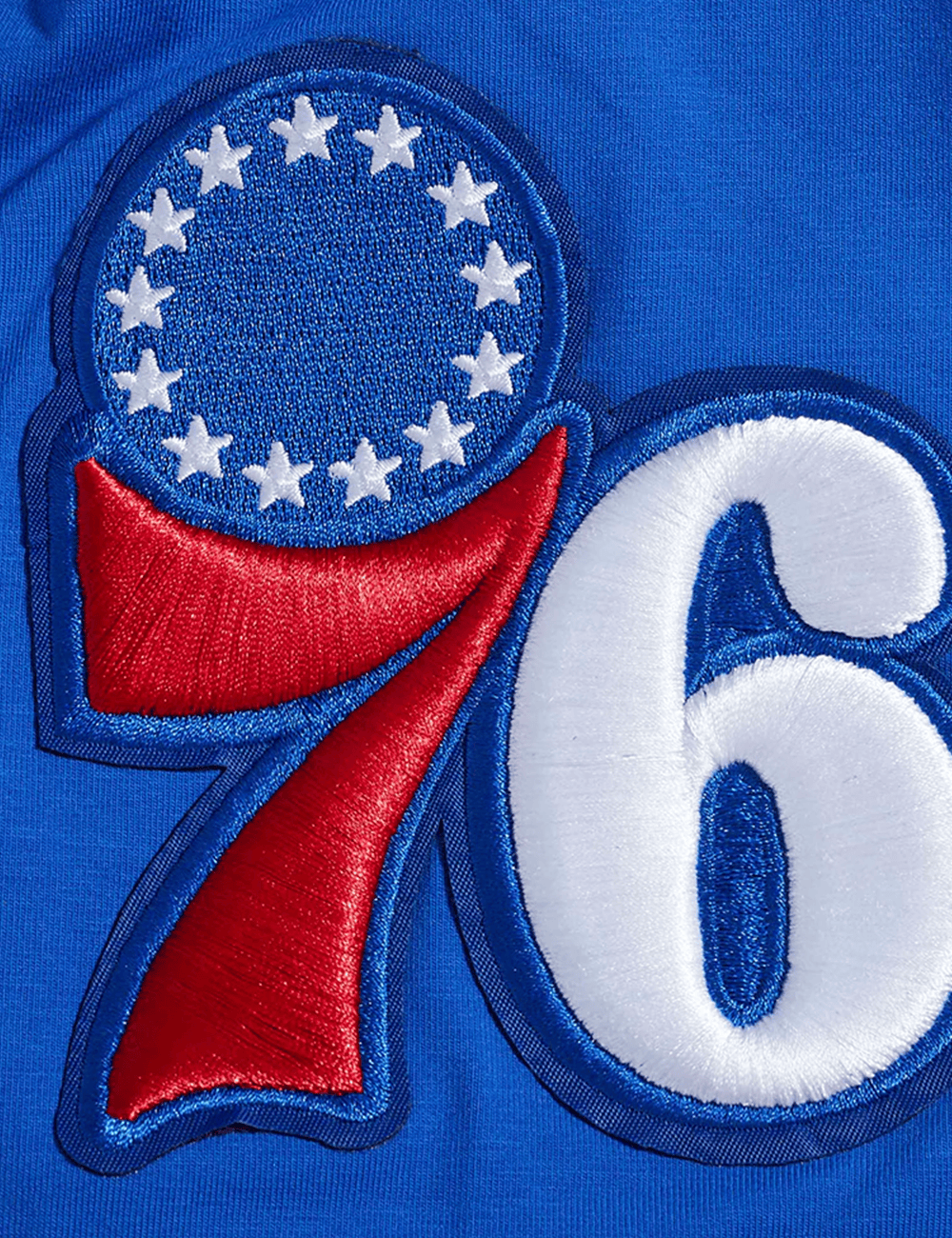 Pro Standard T-Shirts Philadelphia 76ers Pro Standard NBA Classic Chenille Flex T-Shirt - Blue