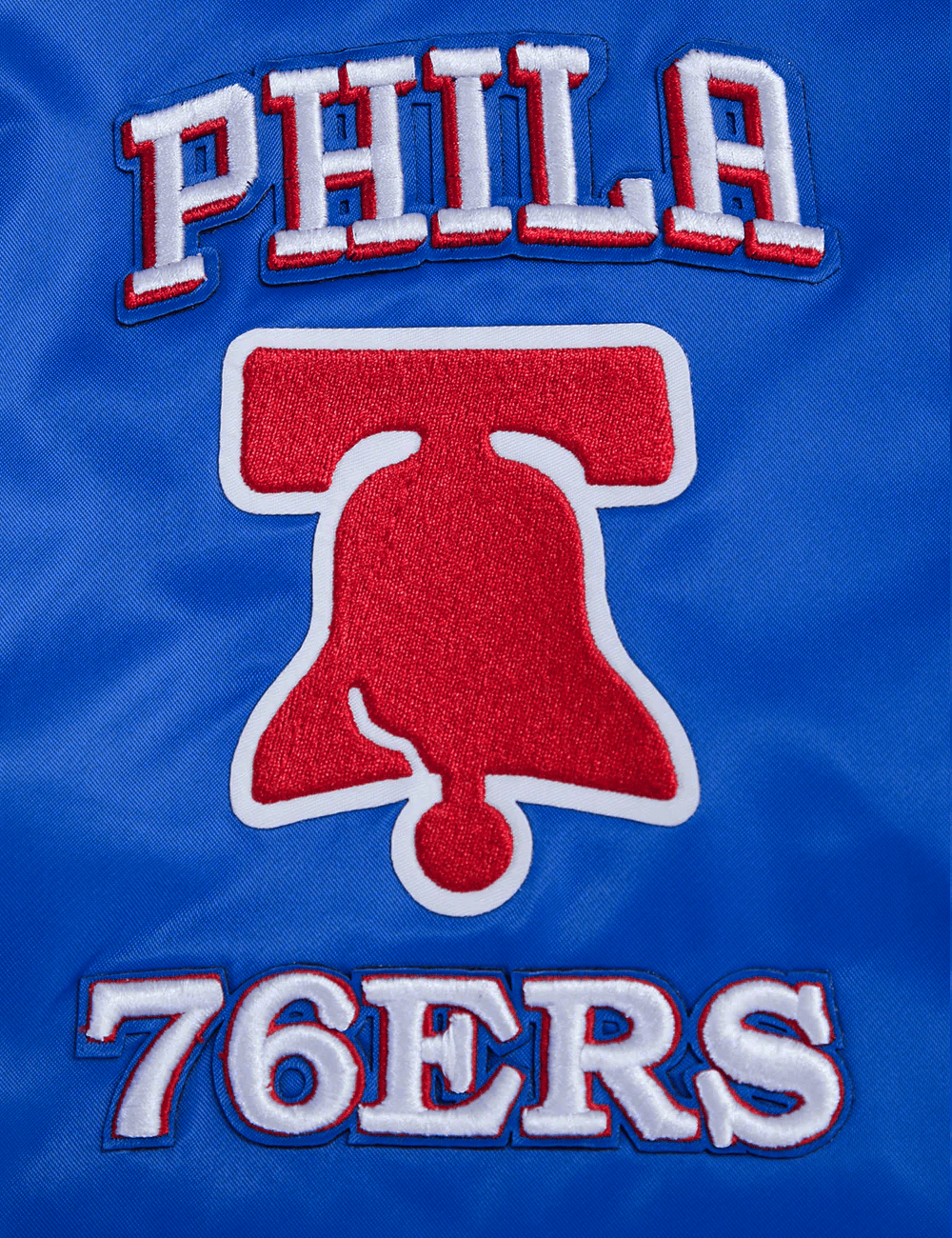 Pro Standard Jackets Philadelphia 76ers Pro Standard NBA Retro Classic Lightweight Satin Jacket - Blue