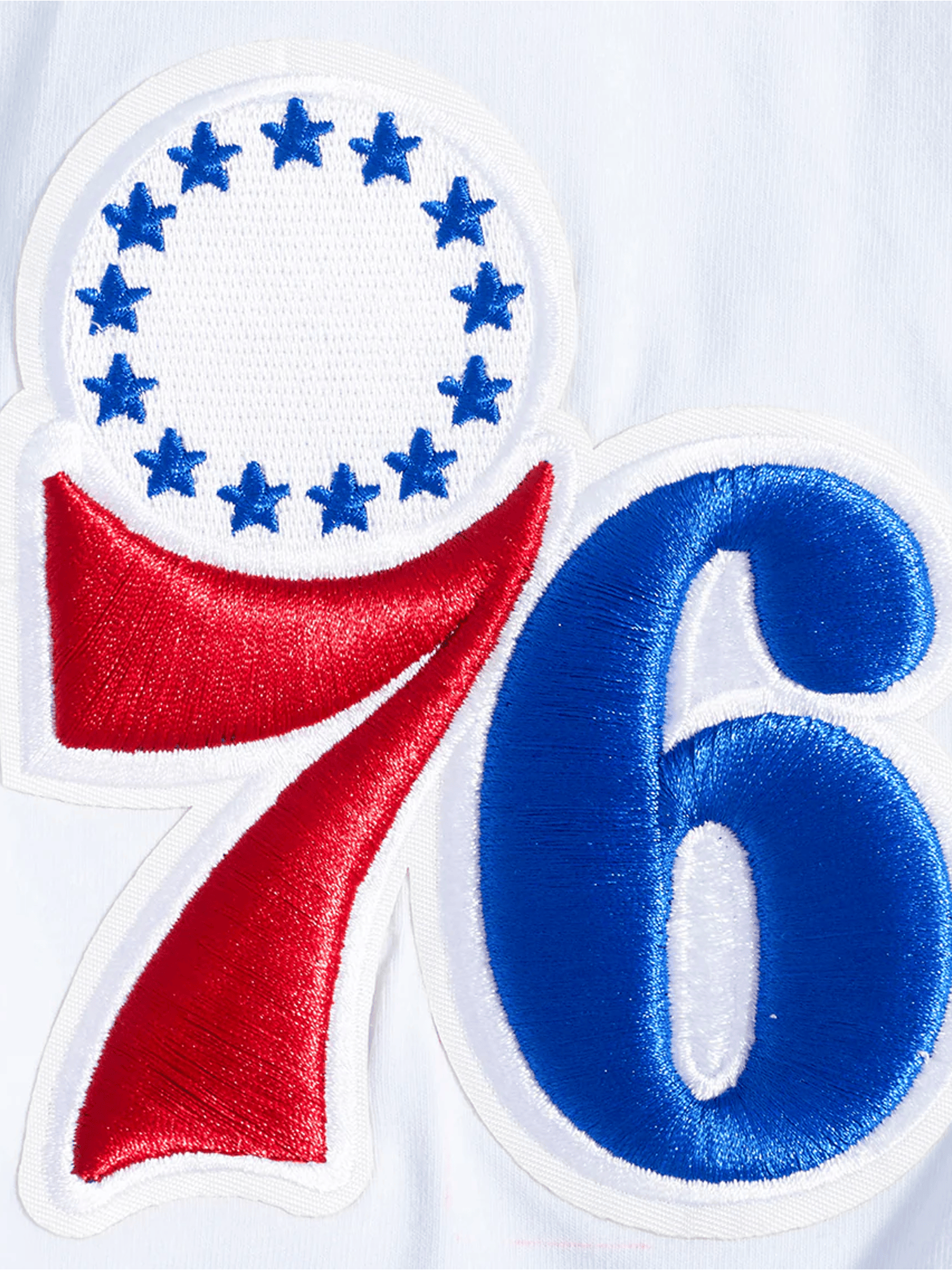 Pro Standard T-Shirts Philadelphia 76ers Pro Standard NBA Team Chenille Flex T-Shirt - White