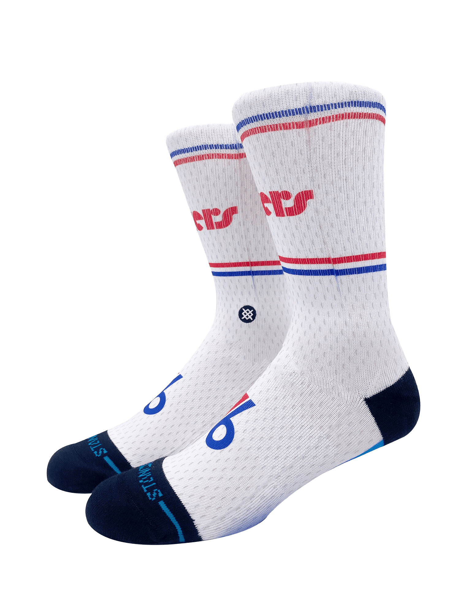 Stance Socks Large (9-12 US) Philadelphia 76ers Stance NBA 24-25 City Edition Crew Socks