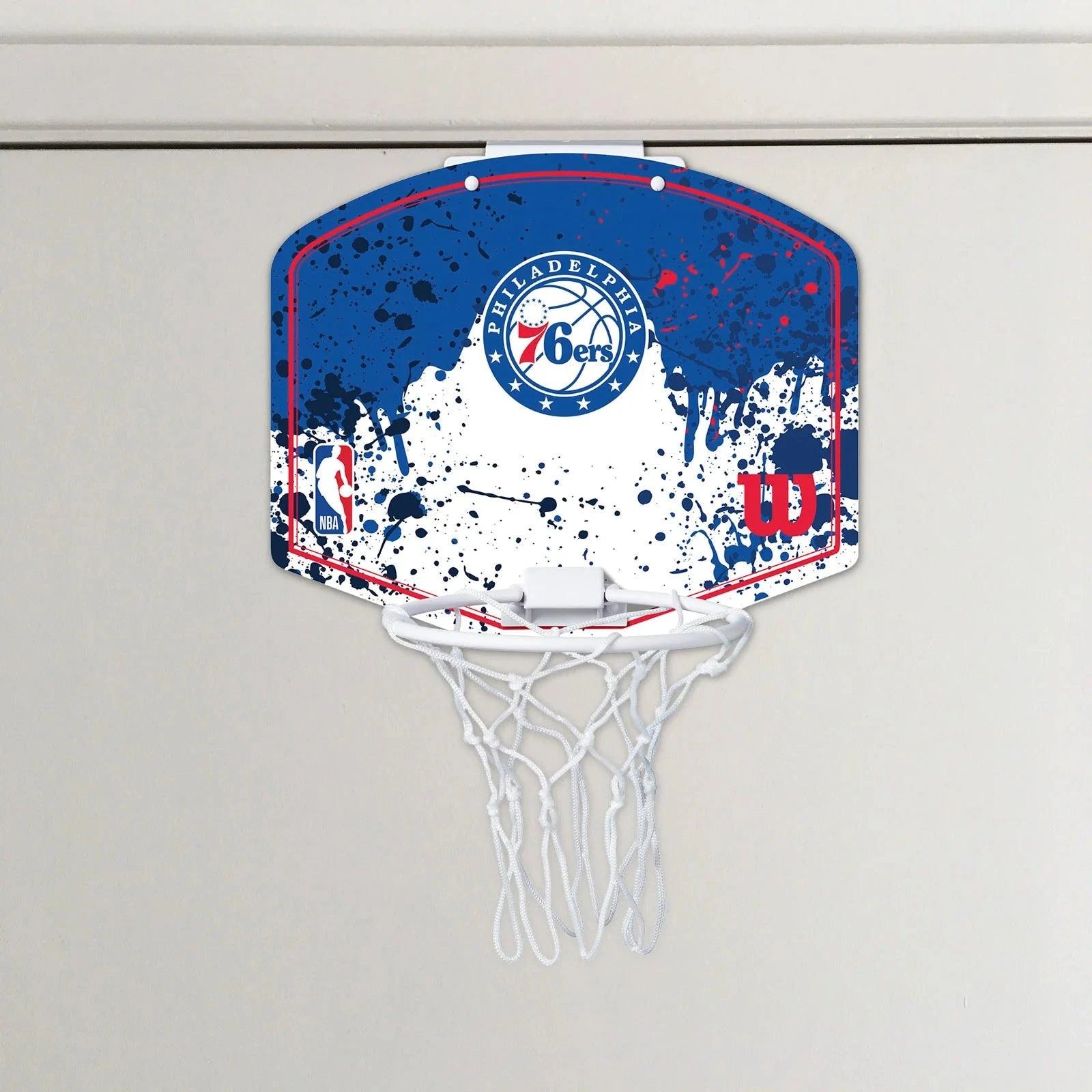 Wilson Sporting Goods Accessories Philadelphia 76ers Wilson NBA Mini Hoop Indoor Basketball Backboard