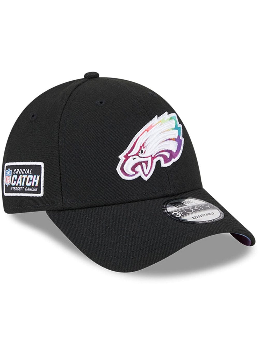 New Era Caps Philadelphia Eagles New Era NFL 23 Crucial Catch 9FORTY Snapback Hat - Black